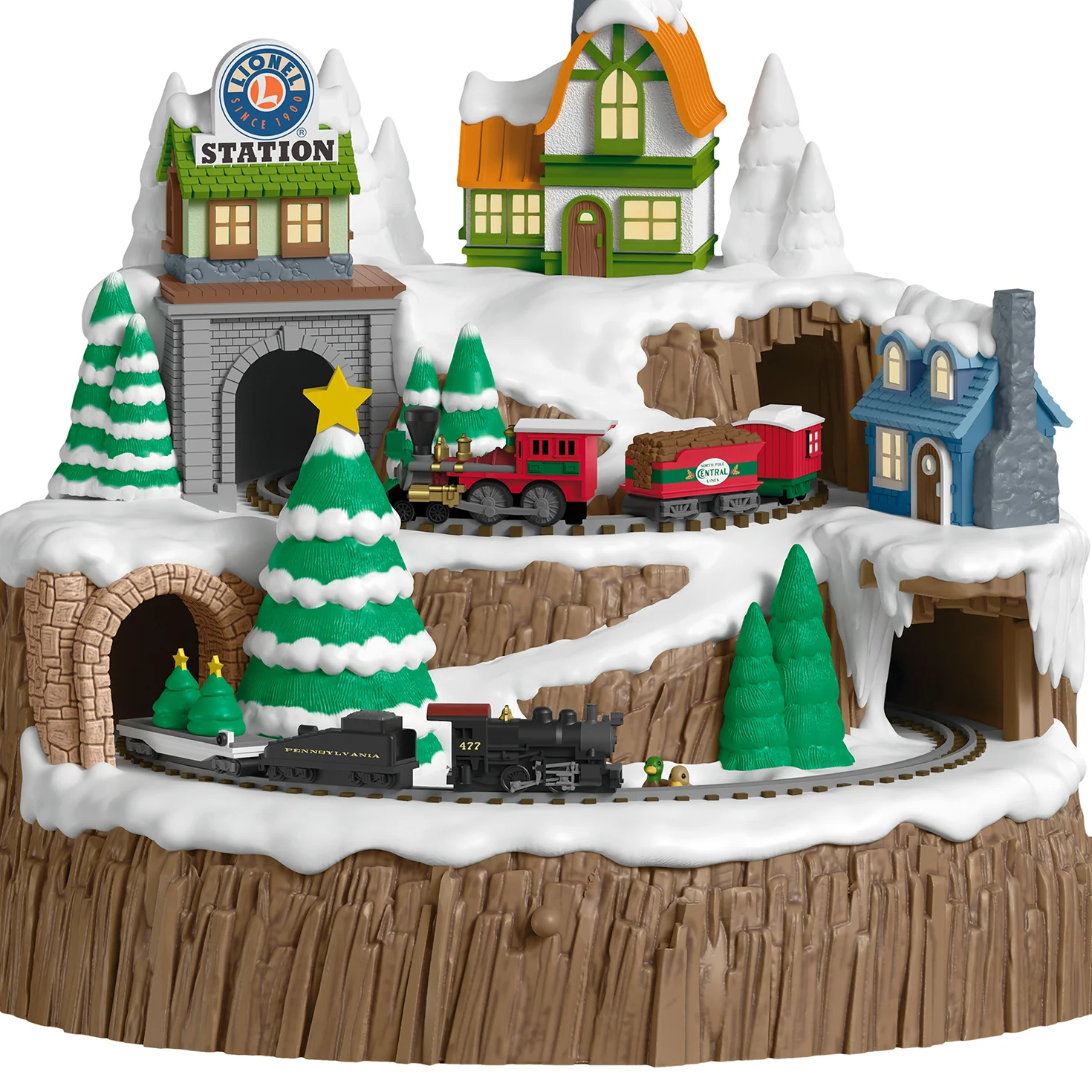 Lionel® Christmas Mountain Musical With Light and Motion — 2026 Hallmark Keepsake Christmas Ornament - Image 4