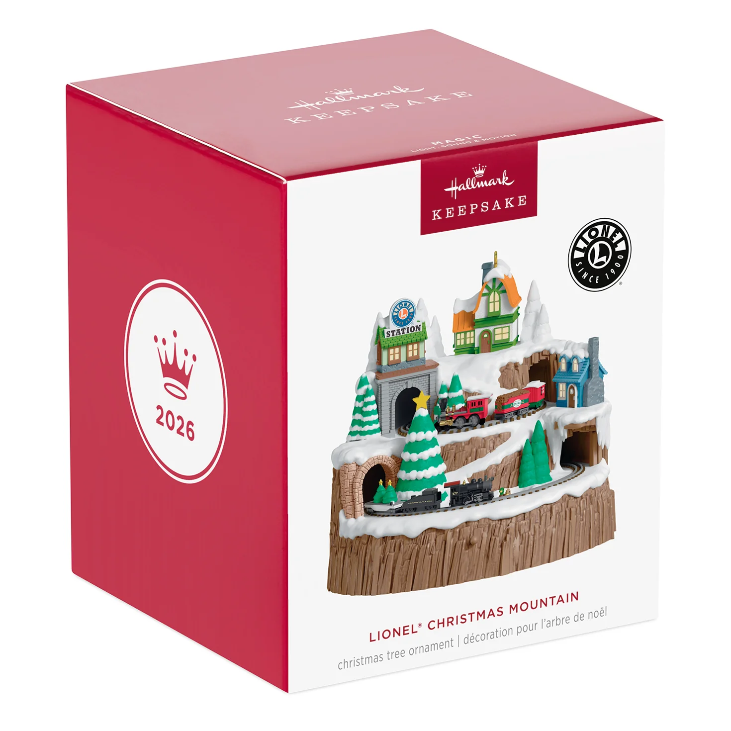 Lionel® Christmas Mountain Musical With Light and Motion — 2026 Hallmark Keepsake Christmas Ornament - Image 7