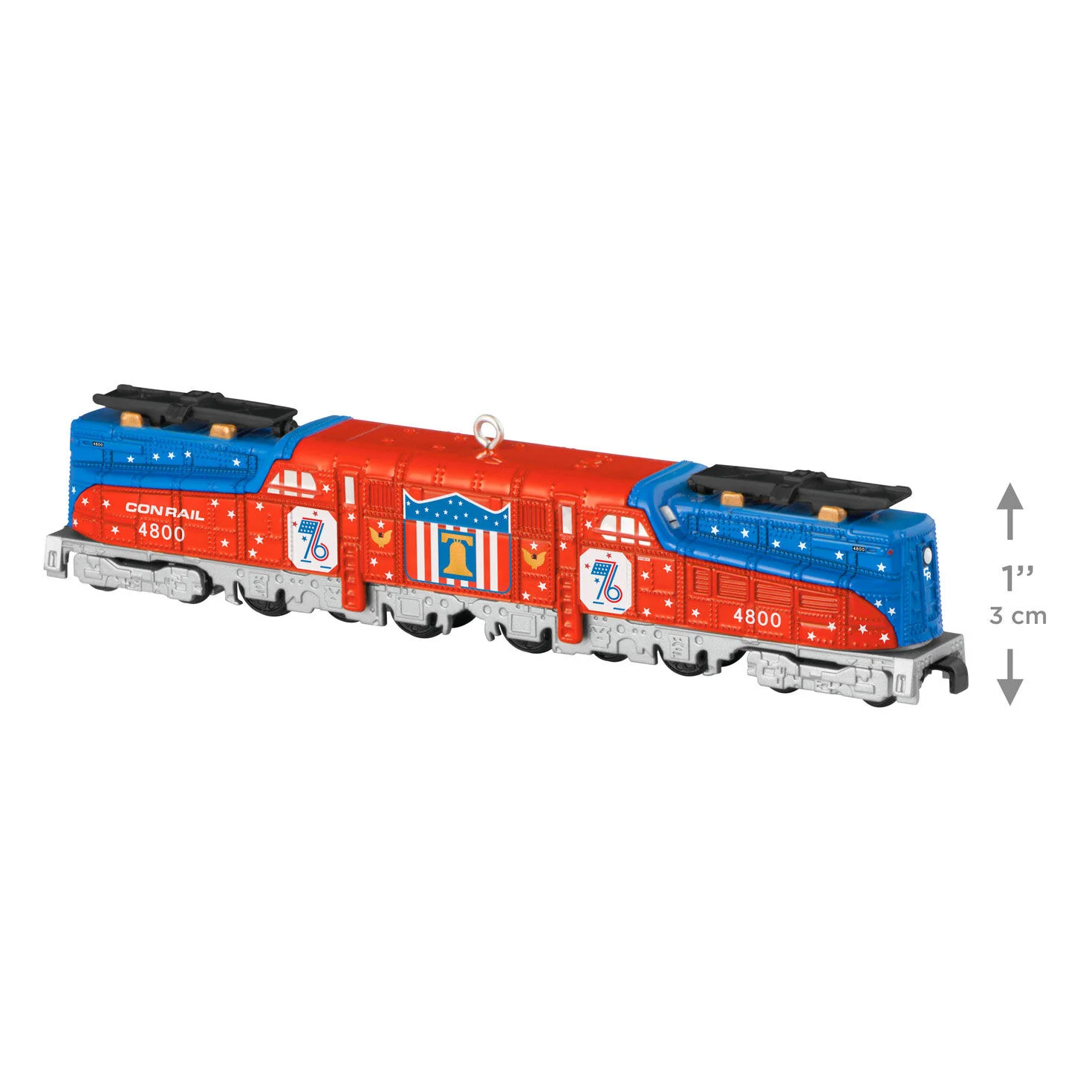 Lionel® Trains Conrail Bicentennial GG1 Locomotive, Metal, 31st in the Series — 2026 Hallmark Keepsake Christmas Ornament - Image 6