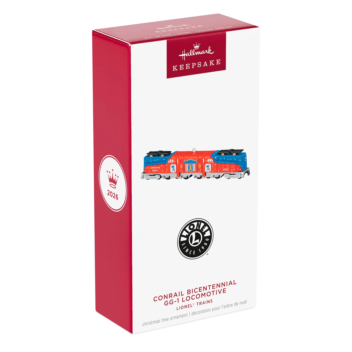 Lionel® Trains Conrail Bicentennial GG1 Locomotive, Metal, 31st in the Series — 2026 Hallmark Keepsake Christmas Ornament - Image 7