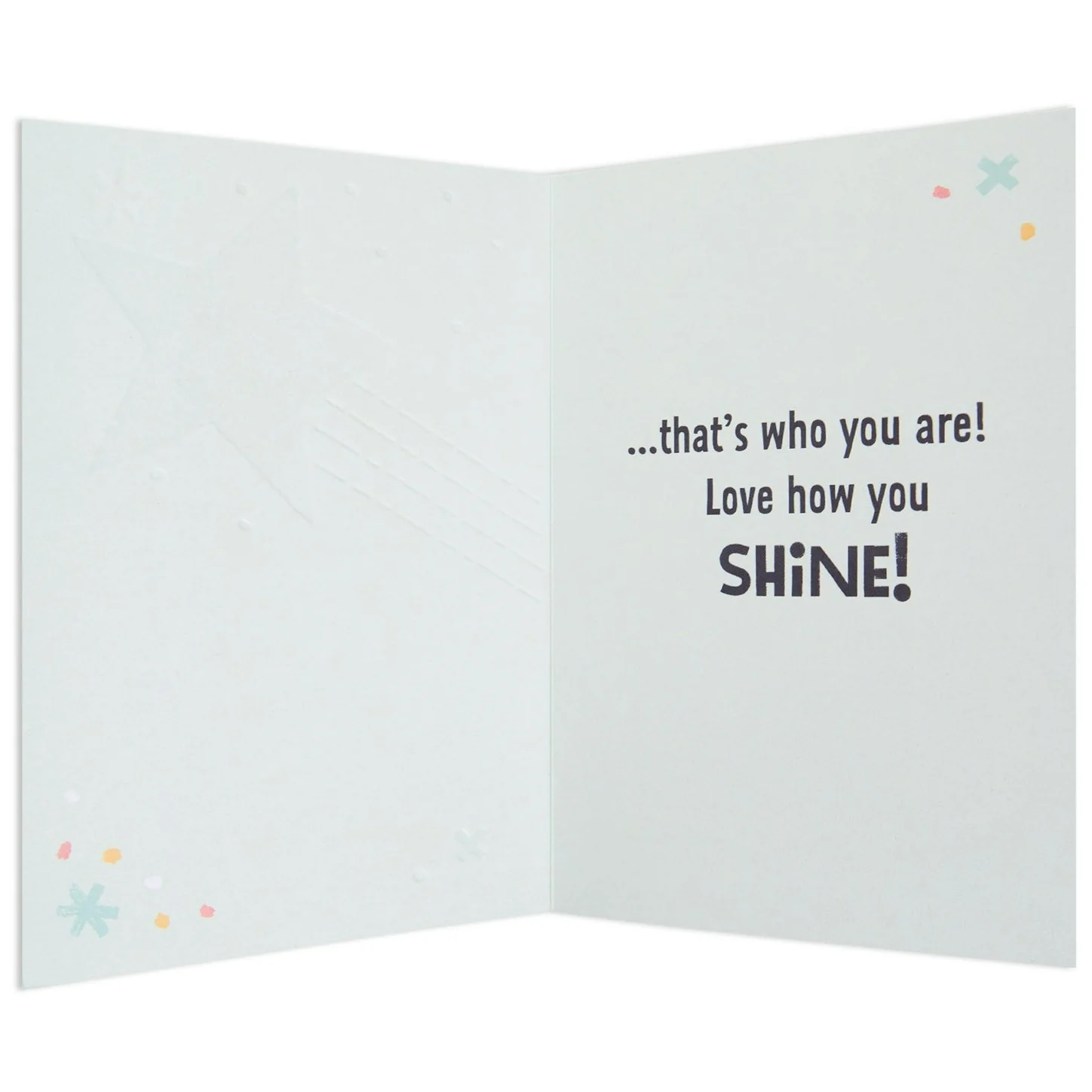 Little World Changers Any Occasion Card for Kids - Shooting Star - Image 2