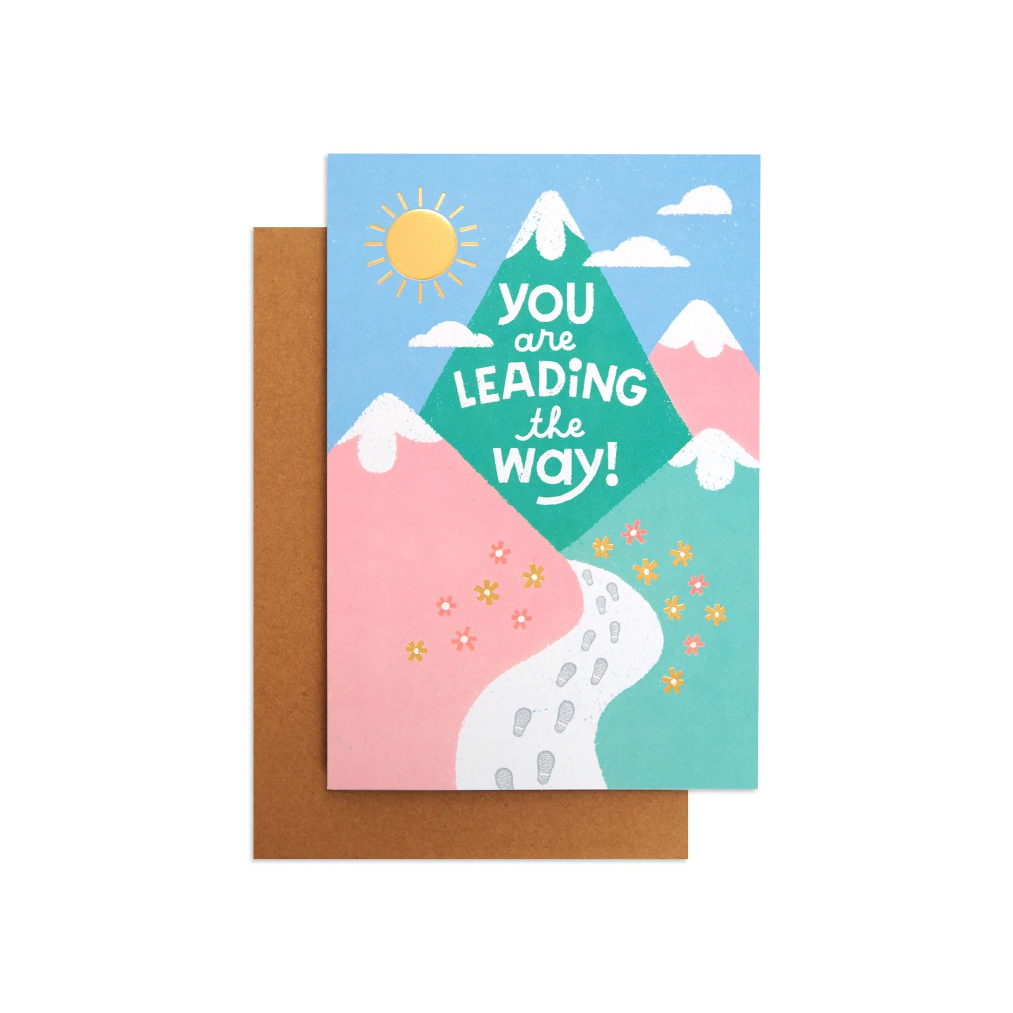 Little World Changers Encouragement and Empowerment Card for Kids - Leading The Way Mountains - Image 3