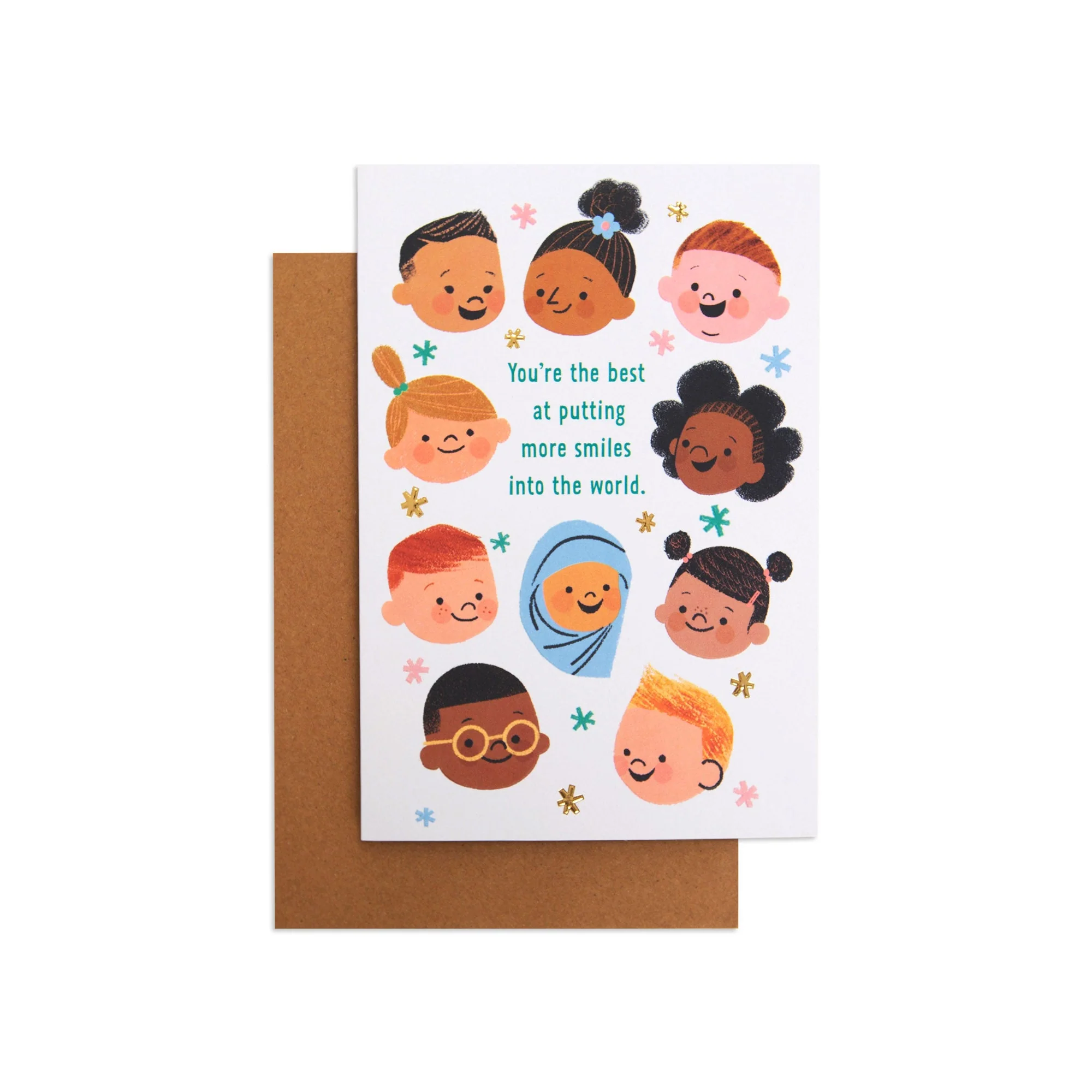Little World Changers Encouragement and Empowerment Card for Kids - Smiles - Image 2