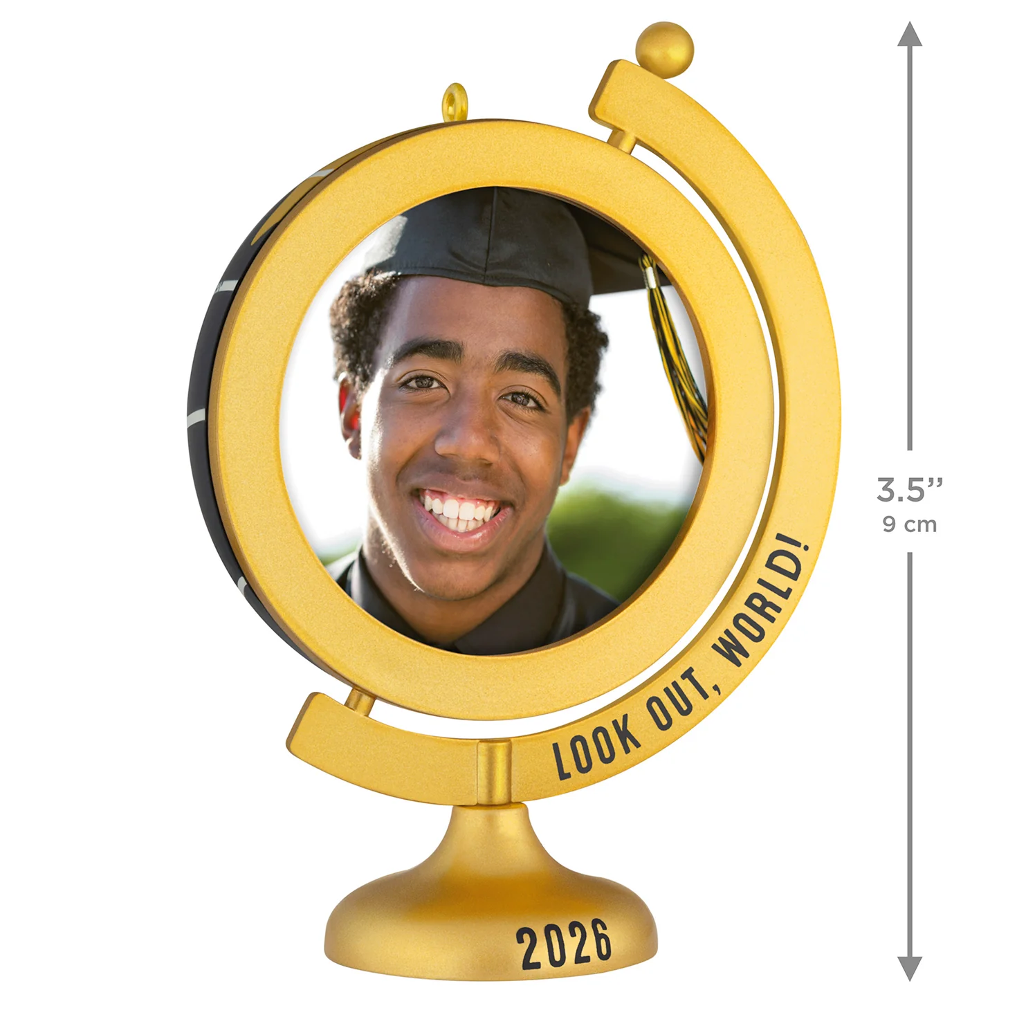 Look Out, World! 2026 Photo Frame — 2026 Hallmark Keepsake Christmas Ornament - Image 6