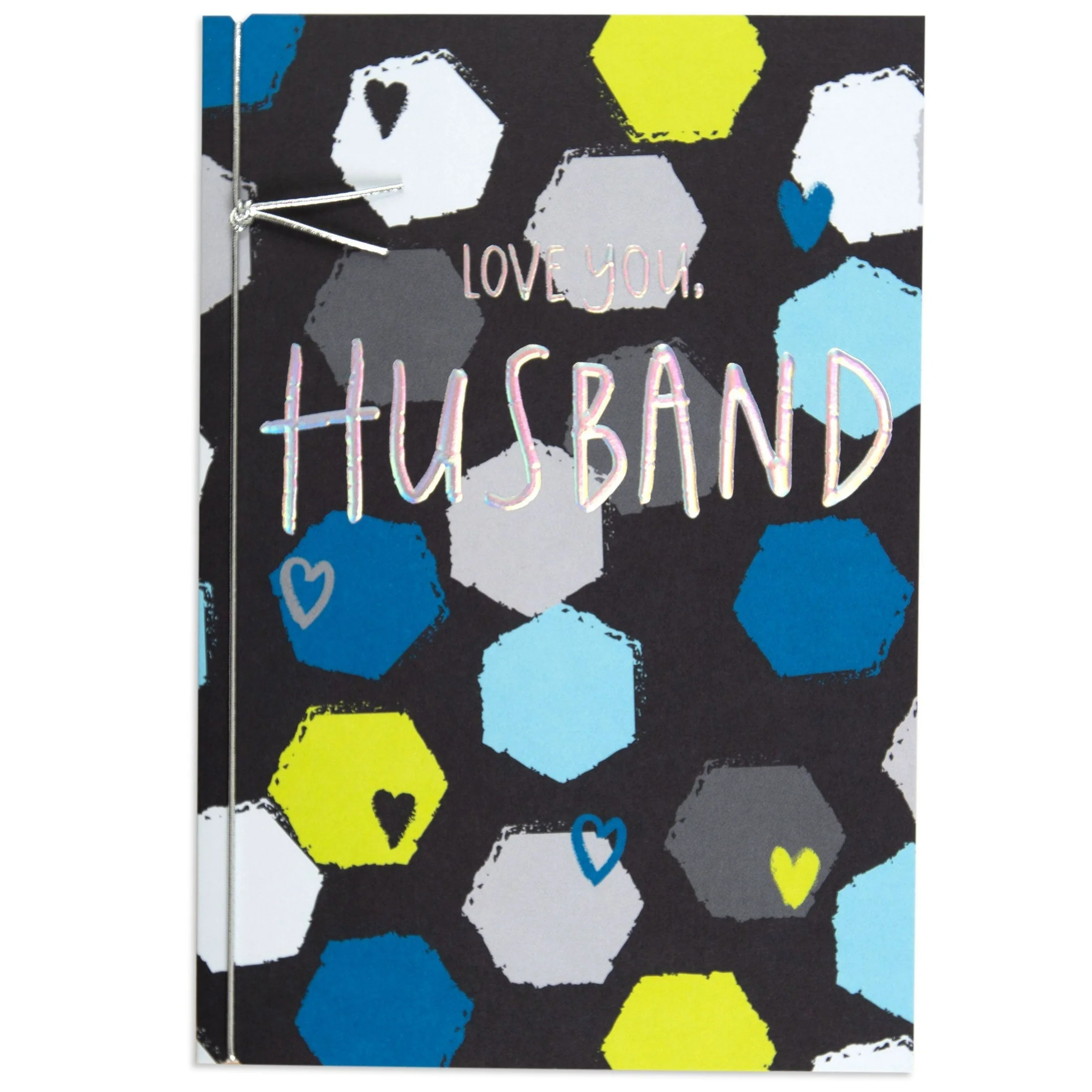 Love You Husband Colourful Appreciation Card - Image 3