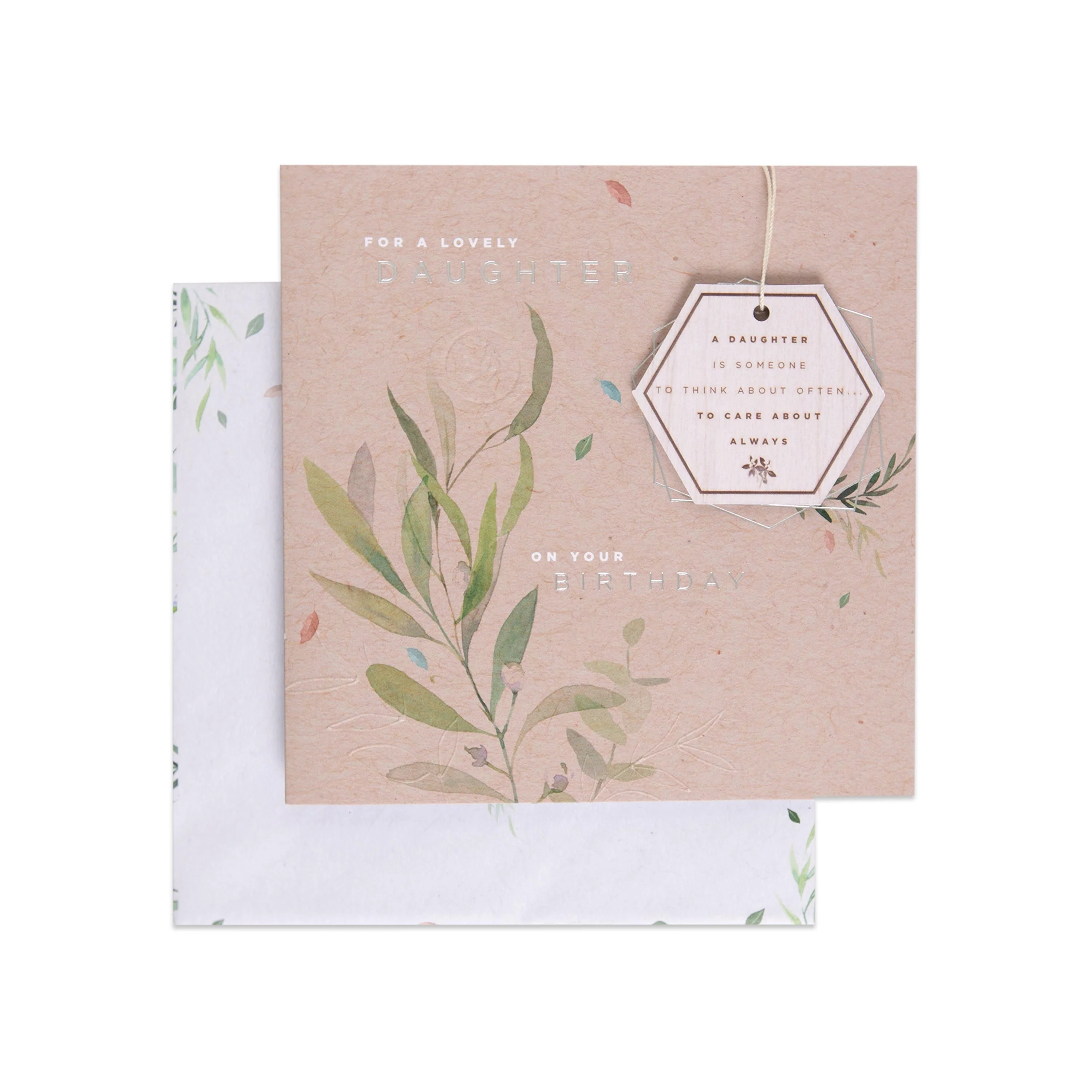 Lovely Daughter Detachable Wooden Keepsake Birthday Card - Image 3