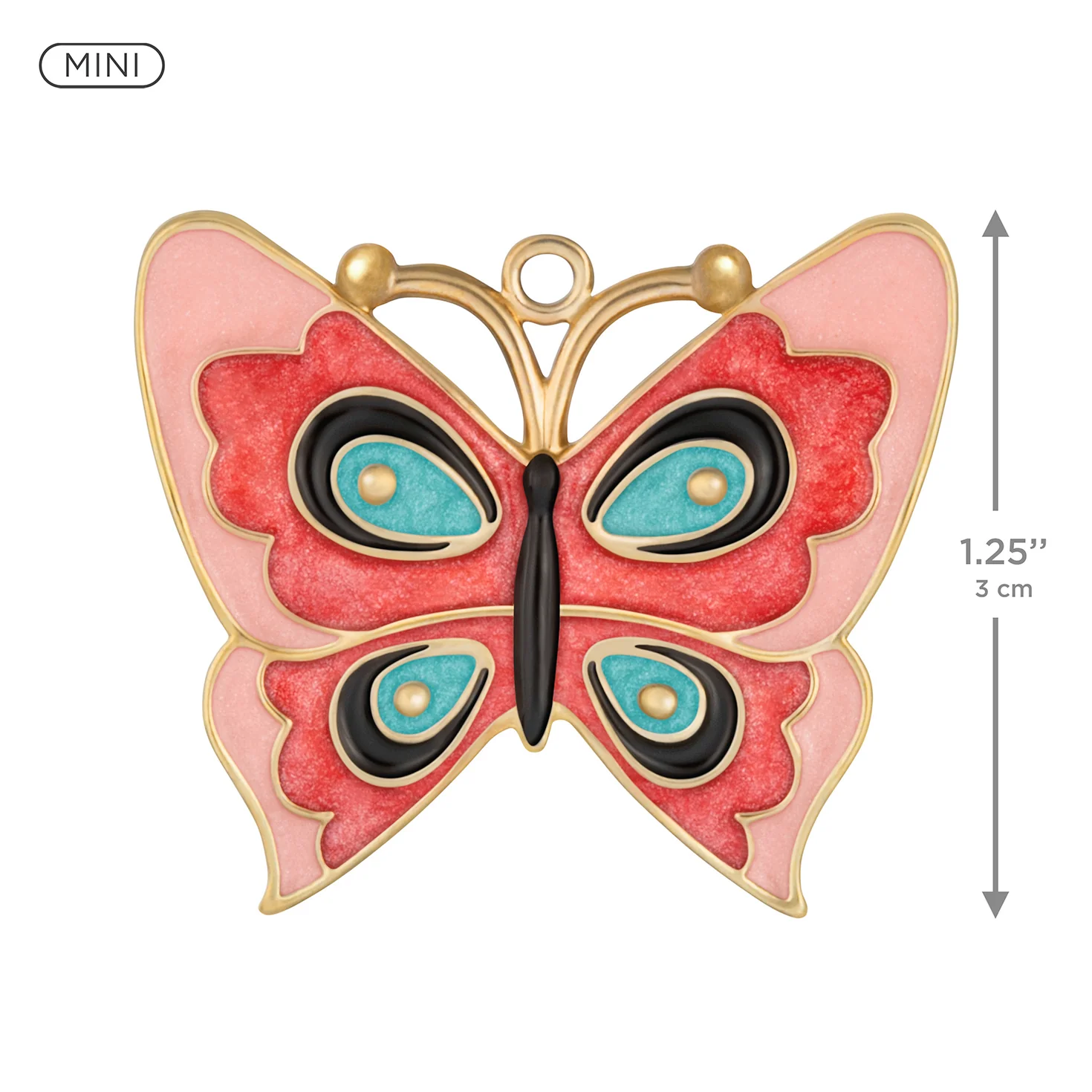 Mini Lovely Little Butterfly Metal Ornament, 1.25" — 2026 Hallmark Keepsake Christmas Ornament - Image 6
