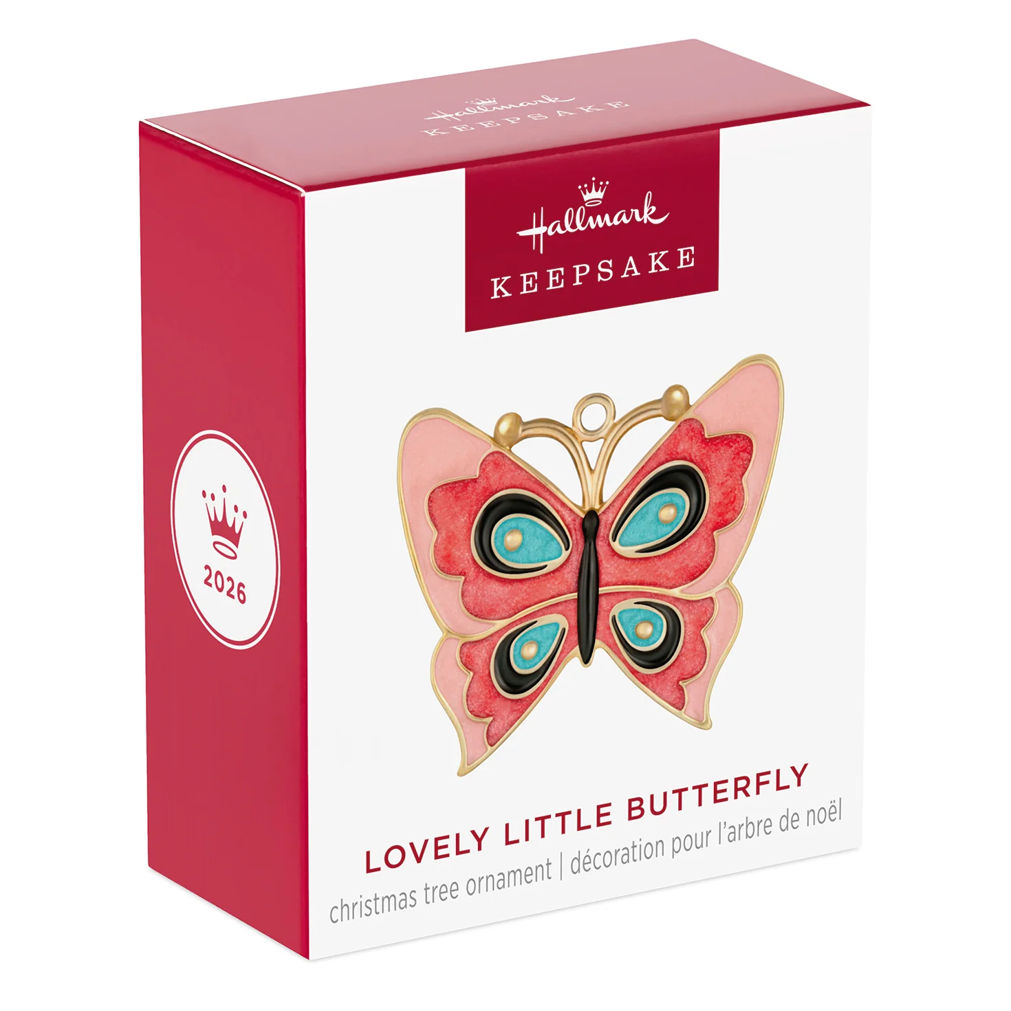 Mini Lovely Little Butterfly Metal Ornament, 1.25" — 2026 Hallmark Keepsake Christmas Ornament - Image 7