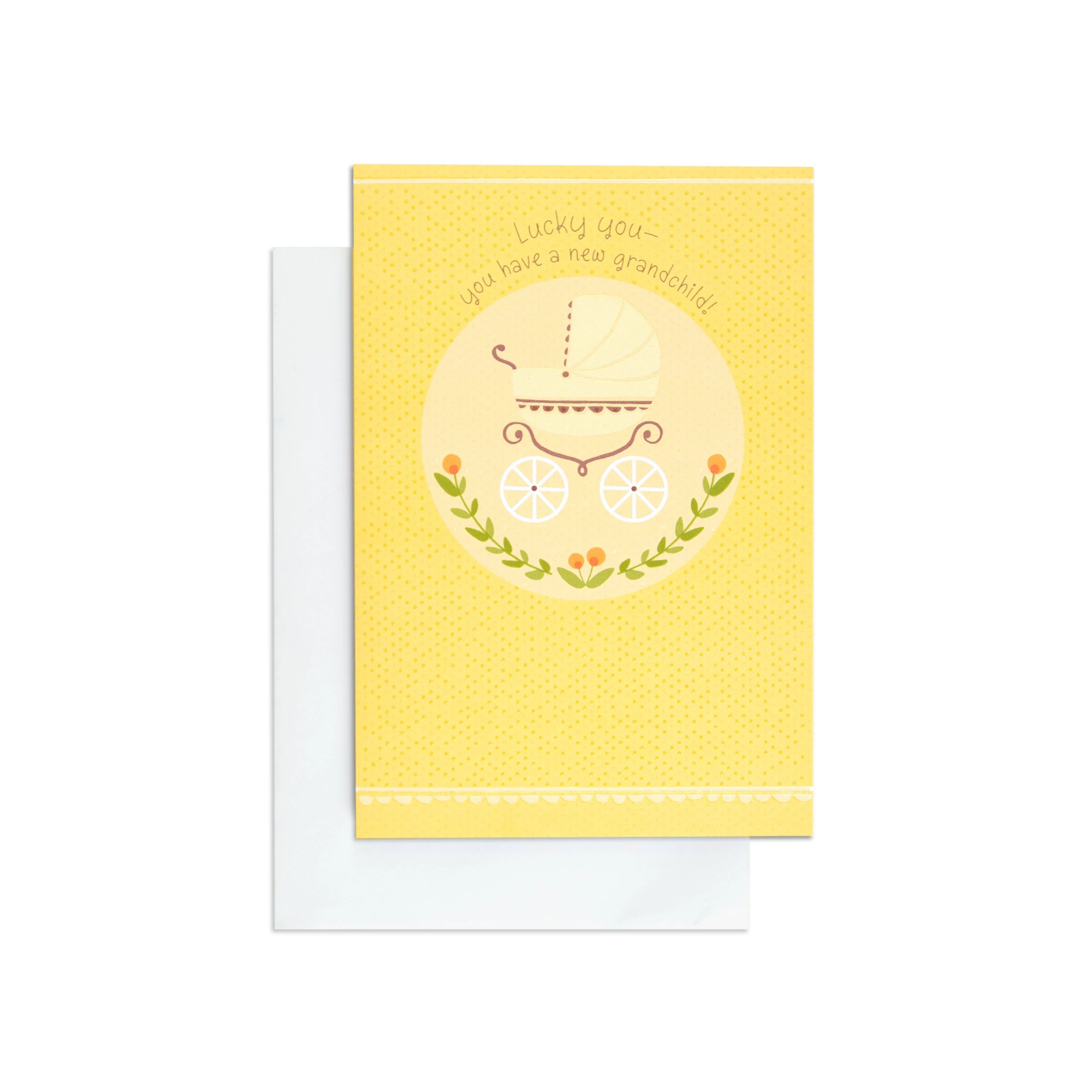 Sweet New Baby Grandchild Congratulations Card - Image 3