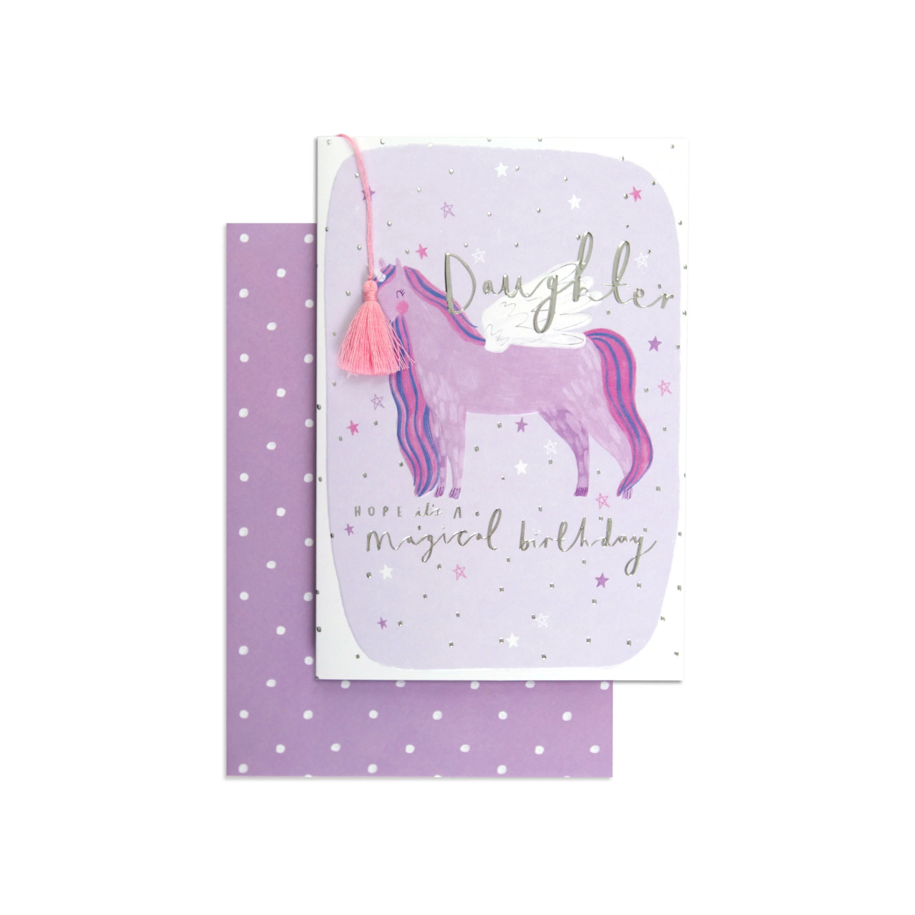 Daughter Magical Birthday Colourful Unicorn Birthday Card - Image 3