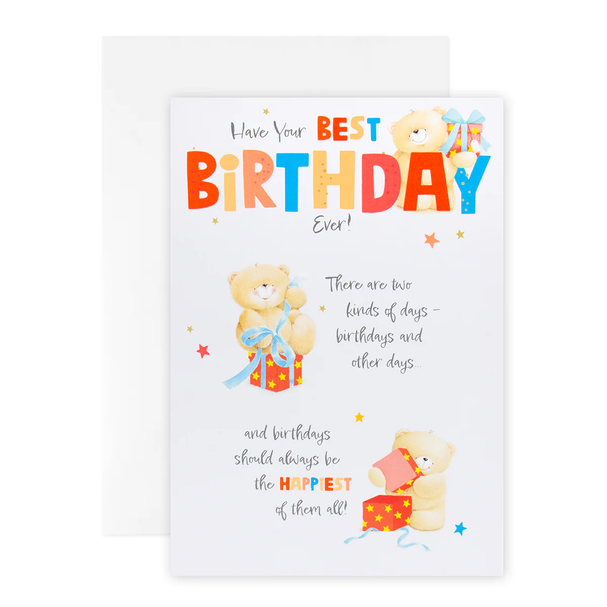 Hallmark Forever Friends Birthday Card - Best Ever! - Image 3