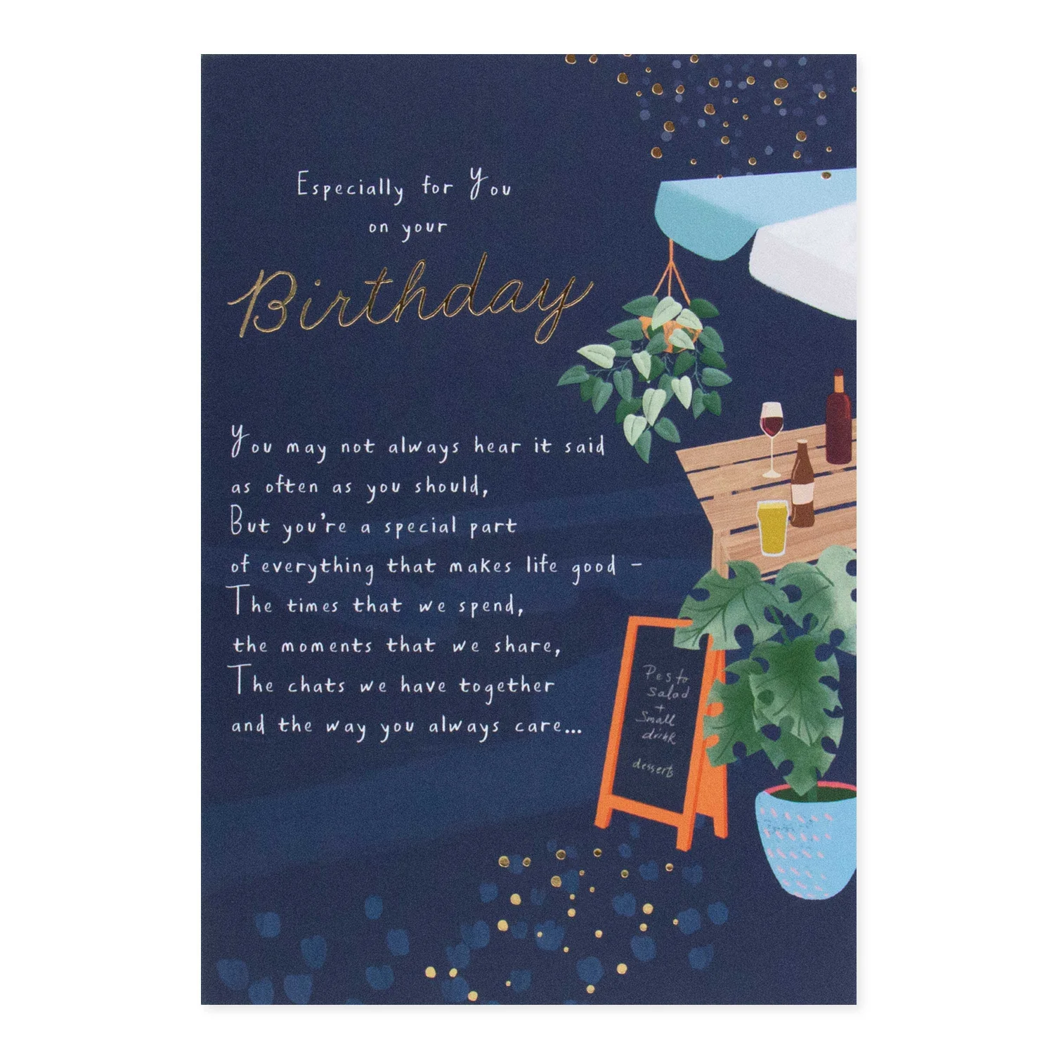 Hallmark Birthday Card - Especially for you on your Birthday