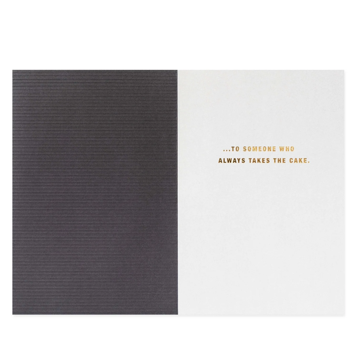 Hallmark Signature Birthday Card - Takes The Cake - Image 2