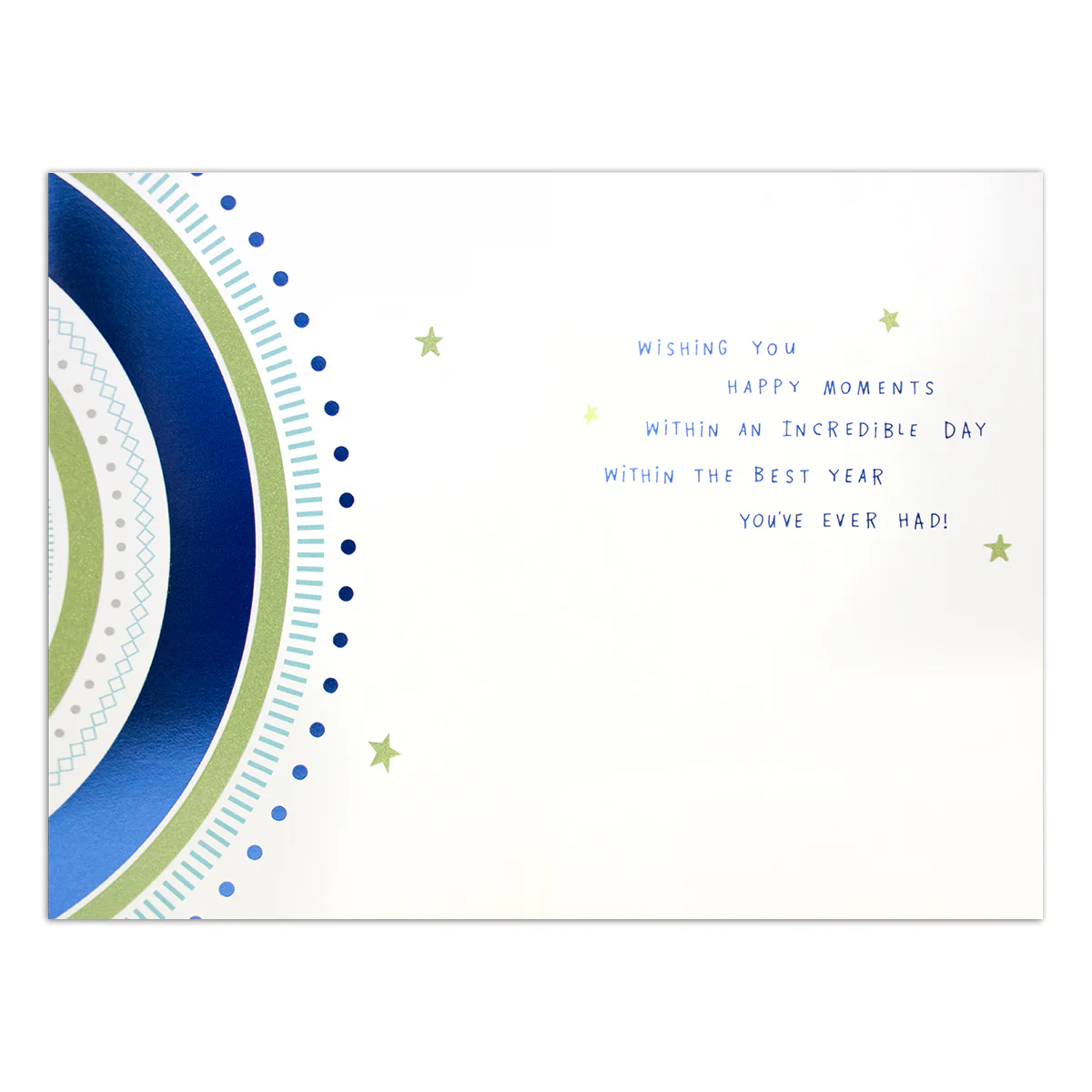 Hallmark Signature Birthday Card - Happy Moments - Image 2