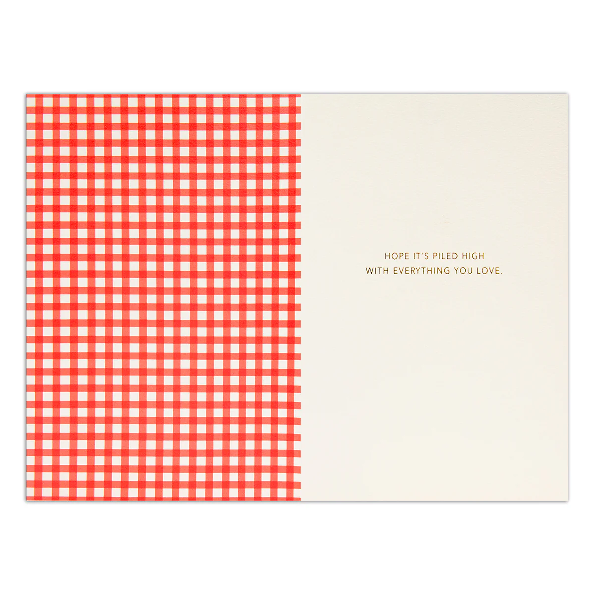 Hallmark Signature Birthday Card - Piled High Burger - Image 2