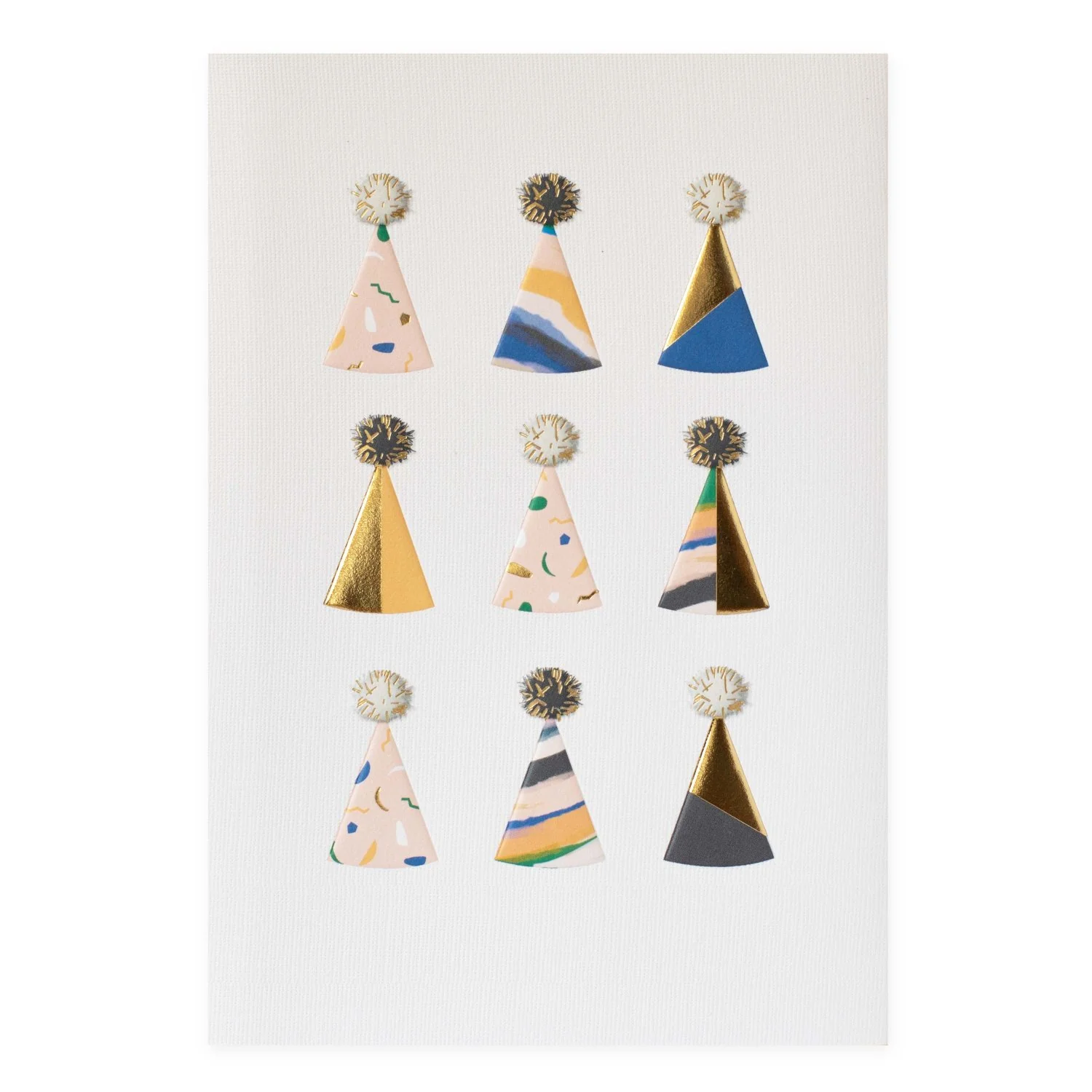 Hallmark Signature Birthday Card - Party Hats