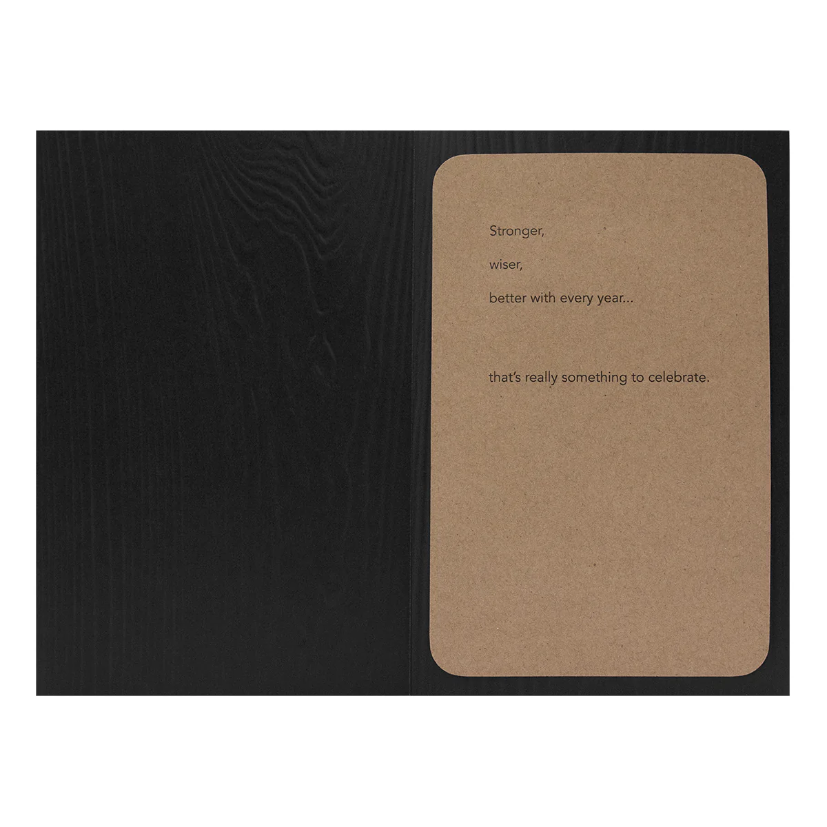 Hallmark Signature Birthday Card - Stronger, Wiser, Better Every Year - Image 2