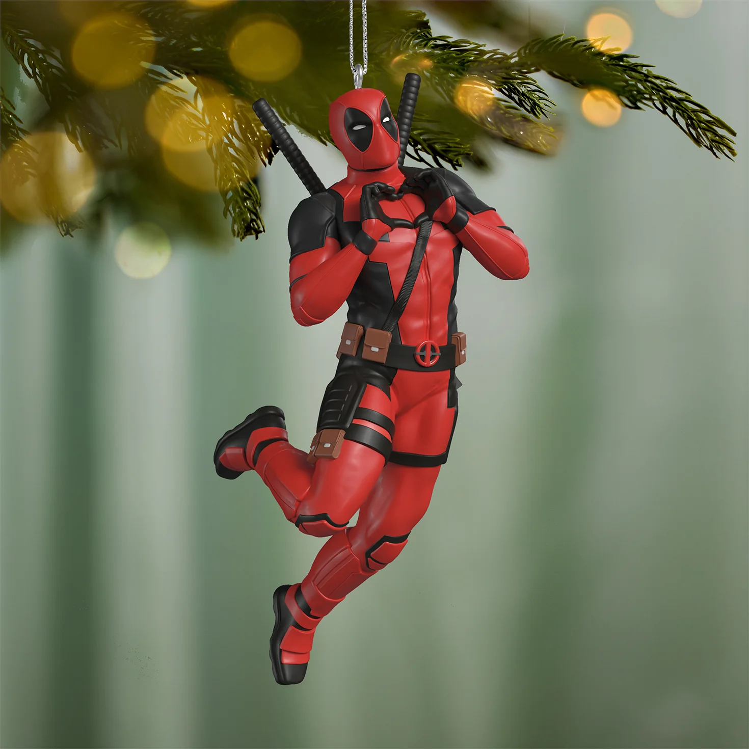 Marvel Deadpool The Merc With a Heart — 2026 Hallmark Keepsake Christmas Ornament - Image 2