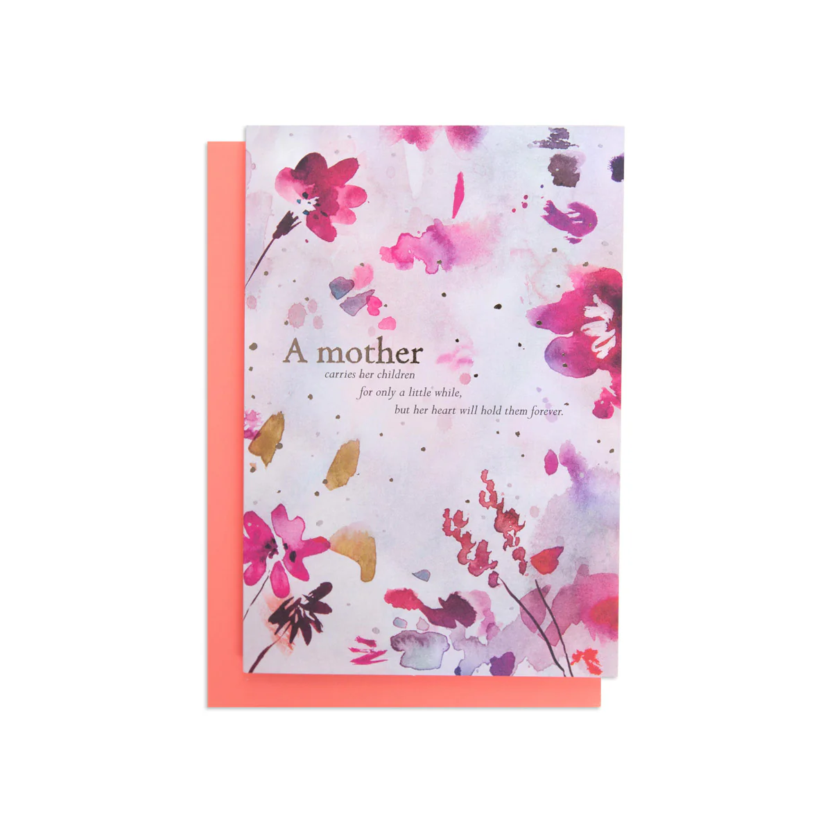 Hallmark Mother's Day Card - Watercolour floral - Image 2