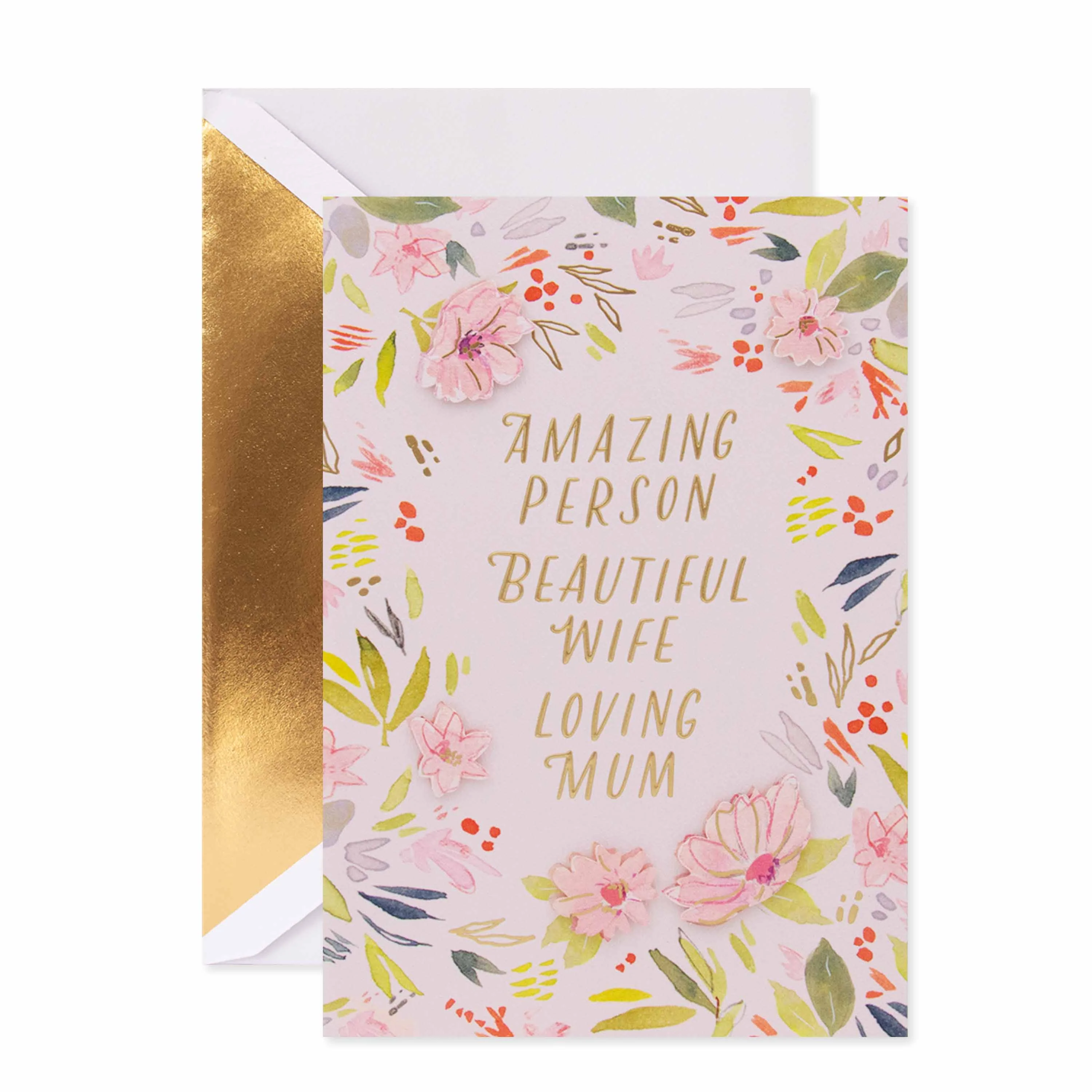 Hallmark Signature Mother's Day Card For Wife - Amazing, Beautiful, Loving - Image 3