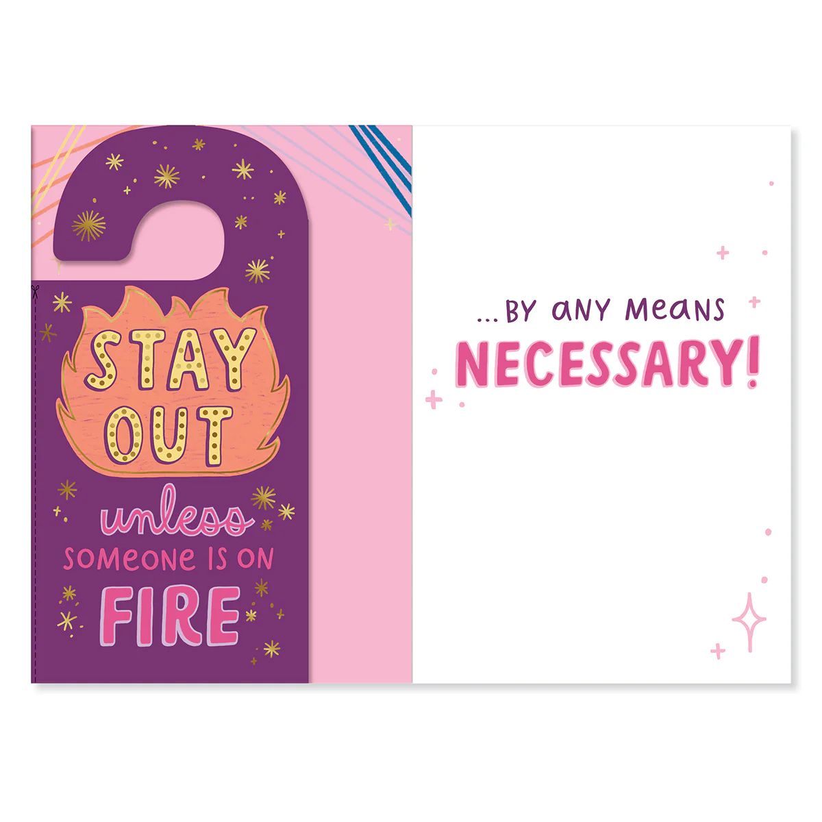 Hallmark Mother's Day Card With Removable Door Sign - Take A Little Time - Image 2