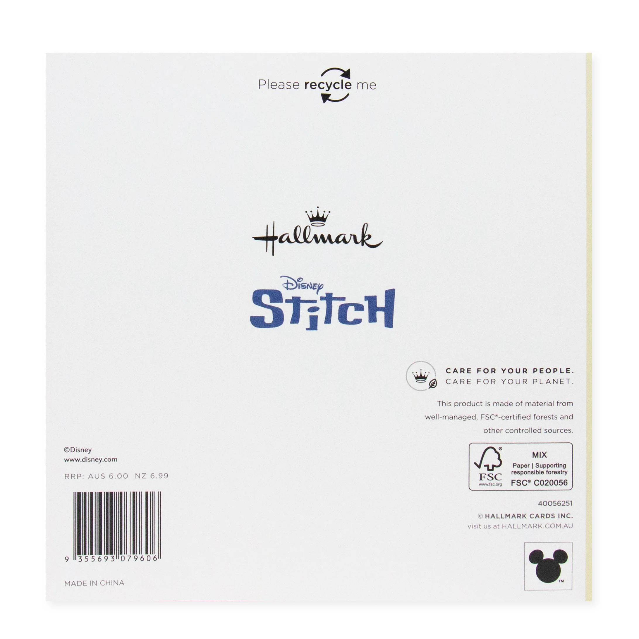 Hallmark Disney Stitch Mother's Day Card - Sit Back & Relax - Image 4