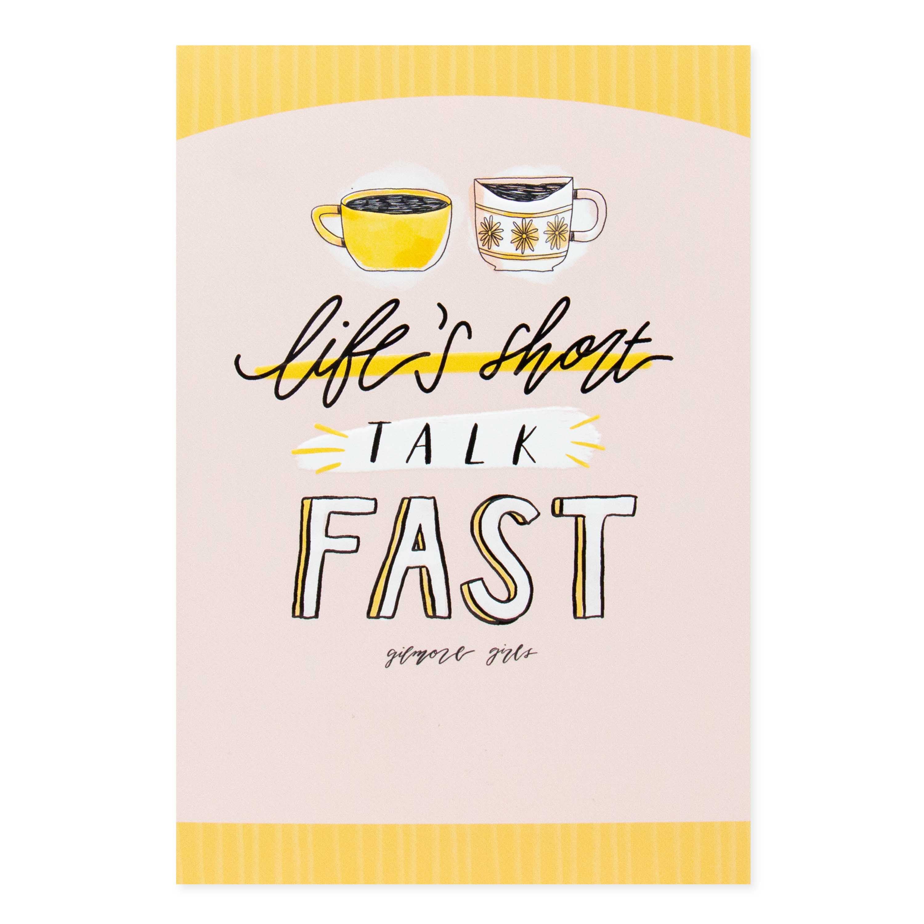 Hallmark Gilmore Girls Mother's Day Card - Life's Short Talk Fast