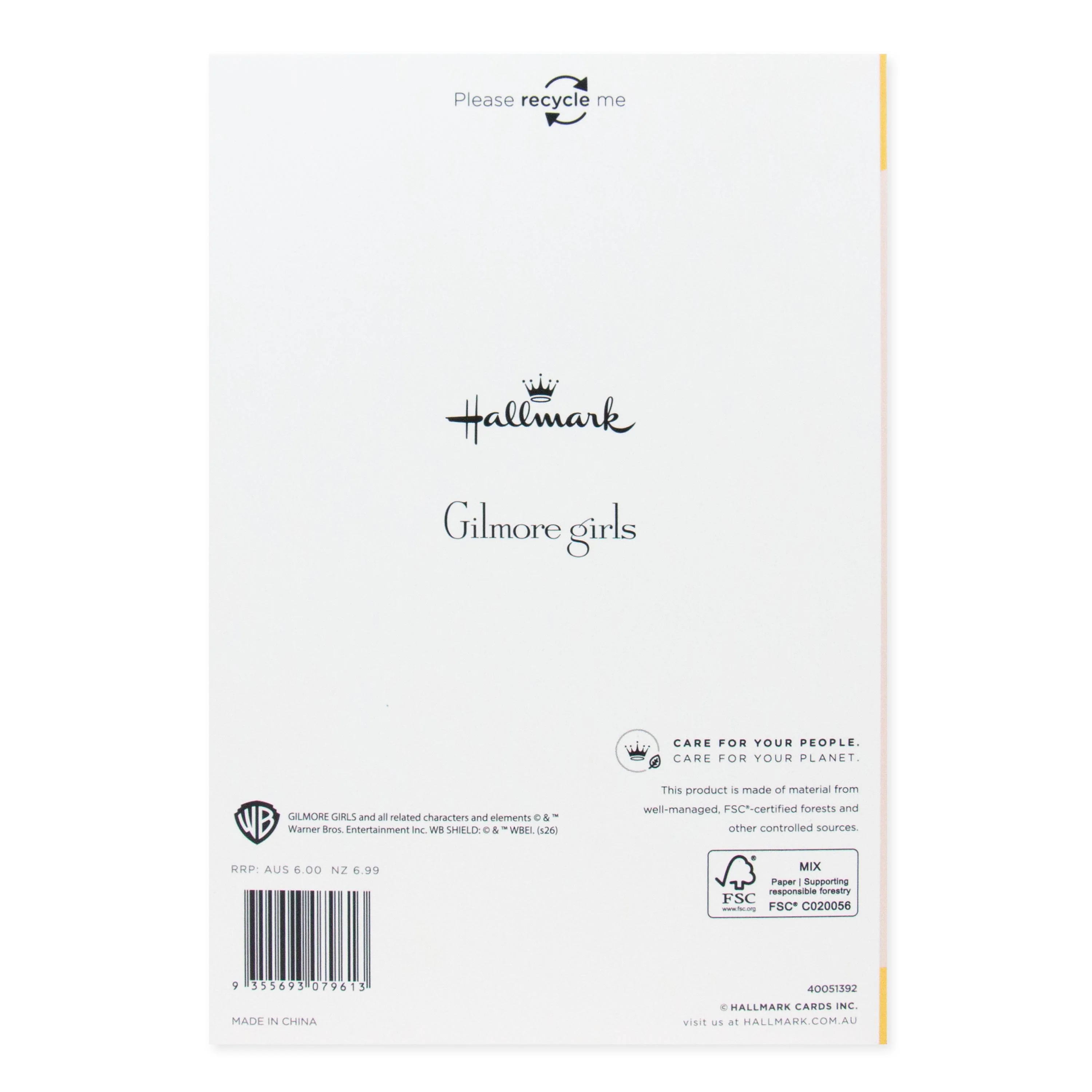 Hallmark Gilmore Girls Mother's Day Card - Life's Short Talk Fast - Image 4