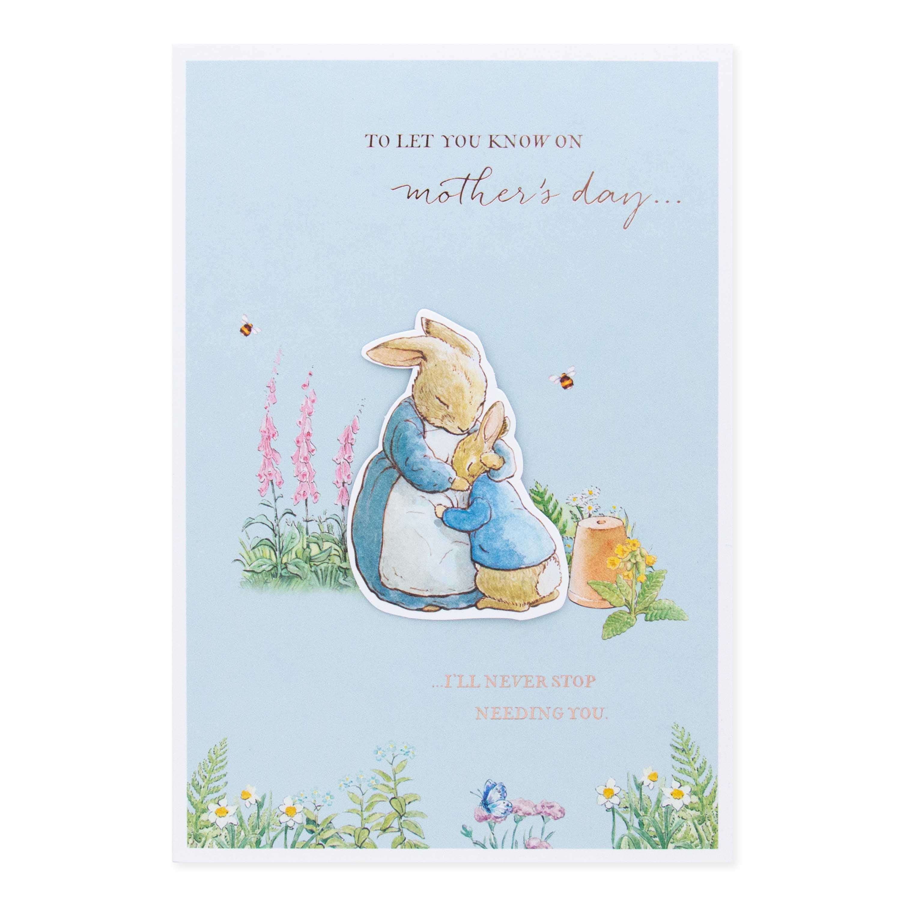 Hallmark Peter Rabbit Mother's Day Card - More Love Than Ever