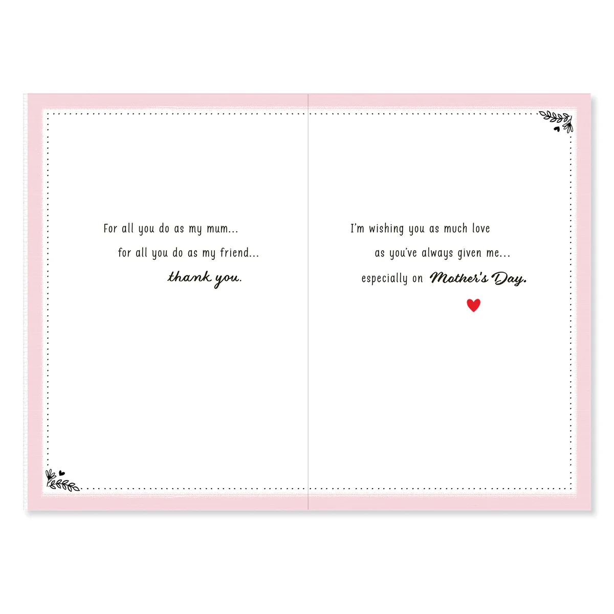 Hallmark Mother's Day Card From Daughter - Home Is Where My Mum Is - Image 2