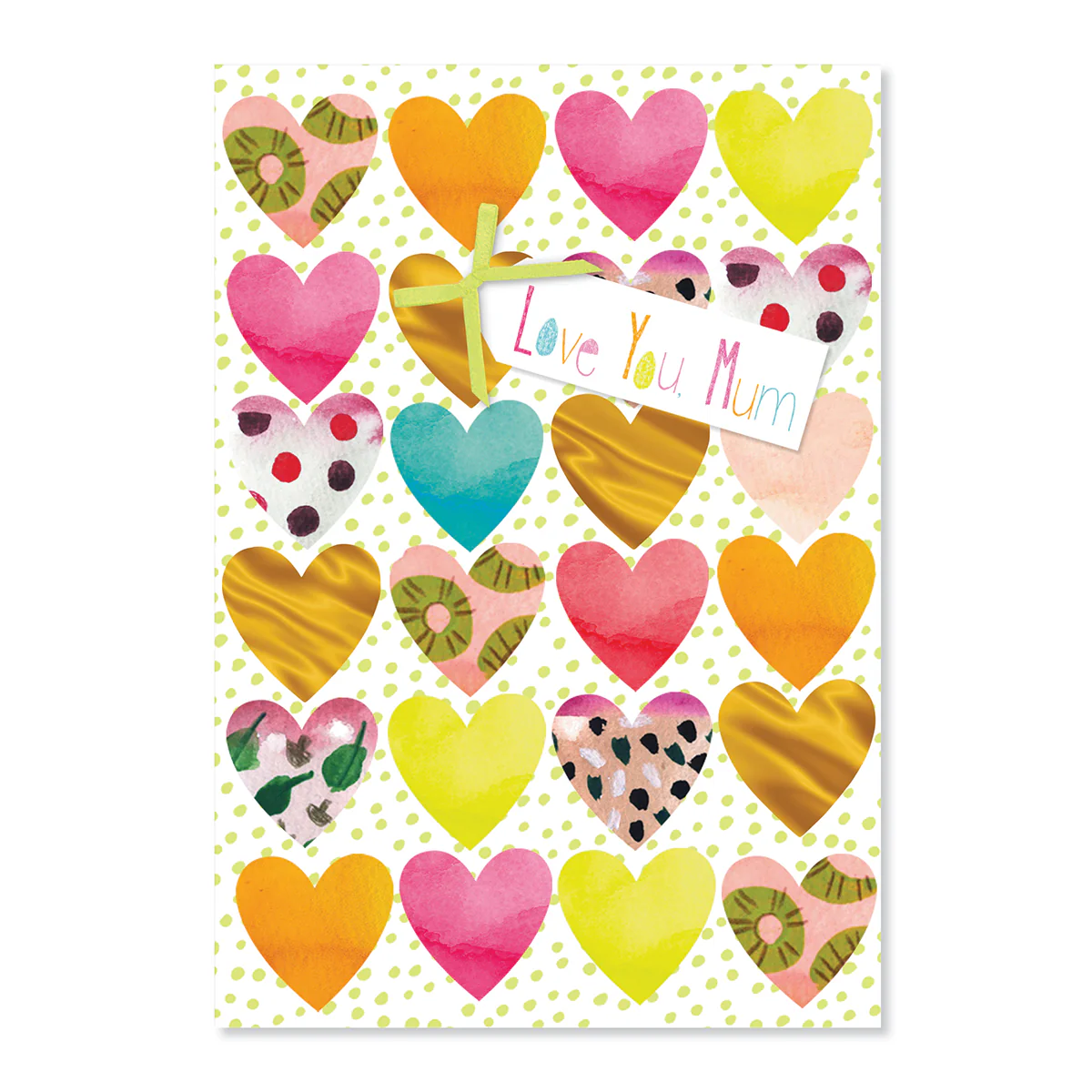 Hallmark Mother's Day Card - Colourful Hearts
