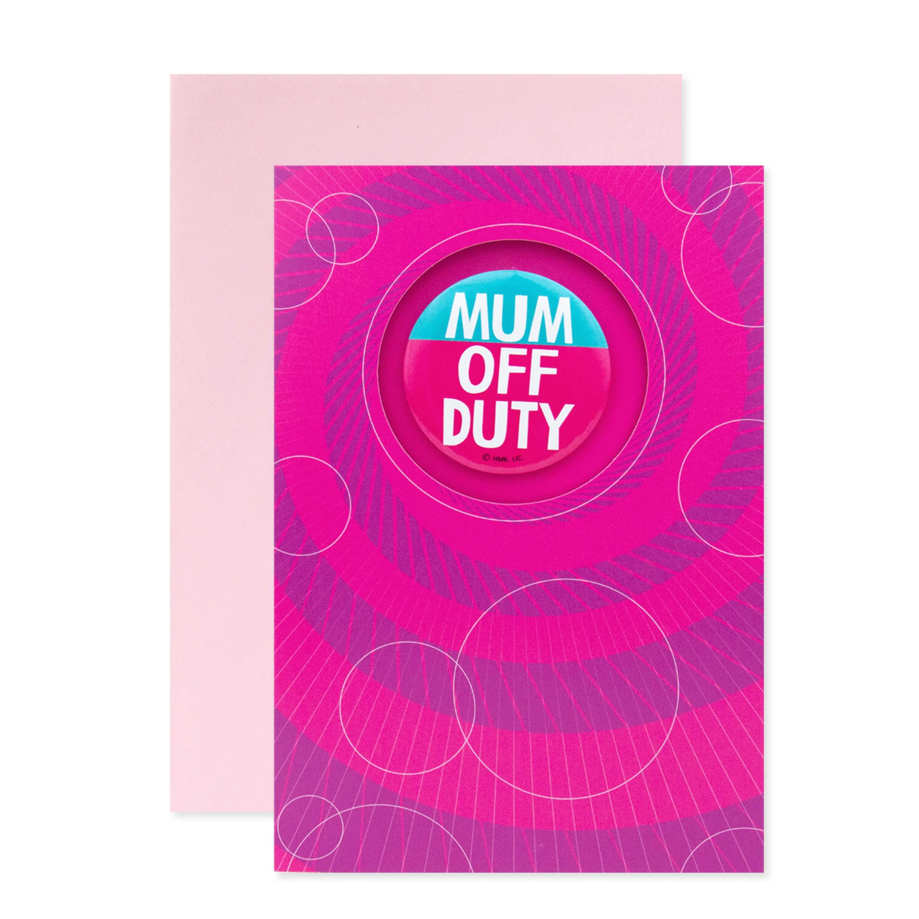 Hallmark Mother's Day Card With Badge - Mum Off Duty - Image 3
