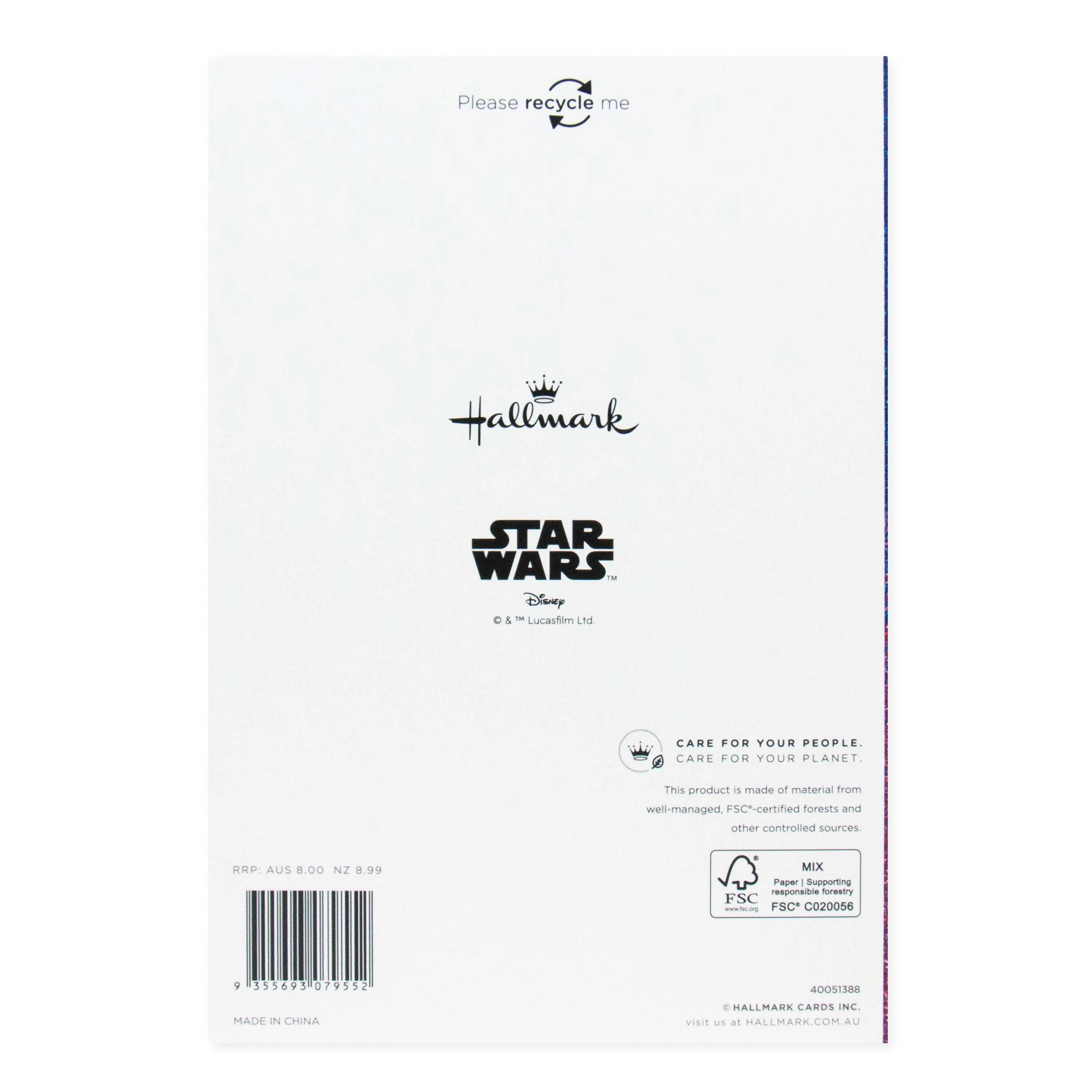 Hallmark Star Wars Mother's Day Card - Princess Leia - Image 4