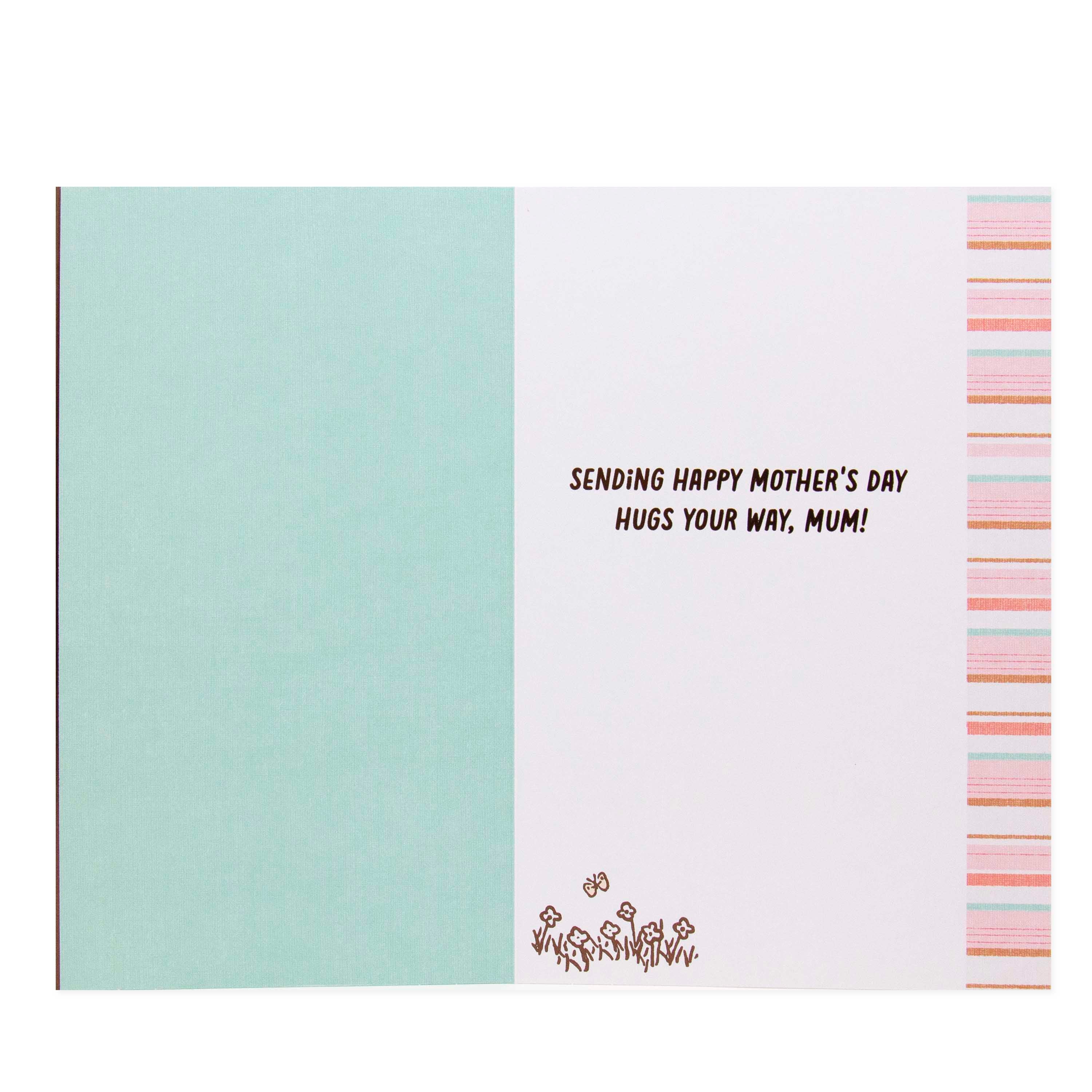 Hallmark Disney Winnie the Pooh Mother's Day Card - Sending Hugs - Image 2