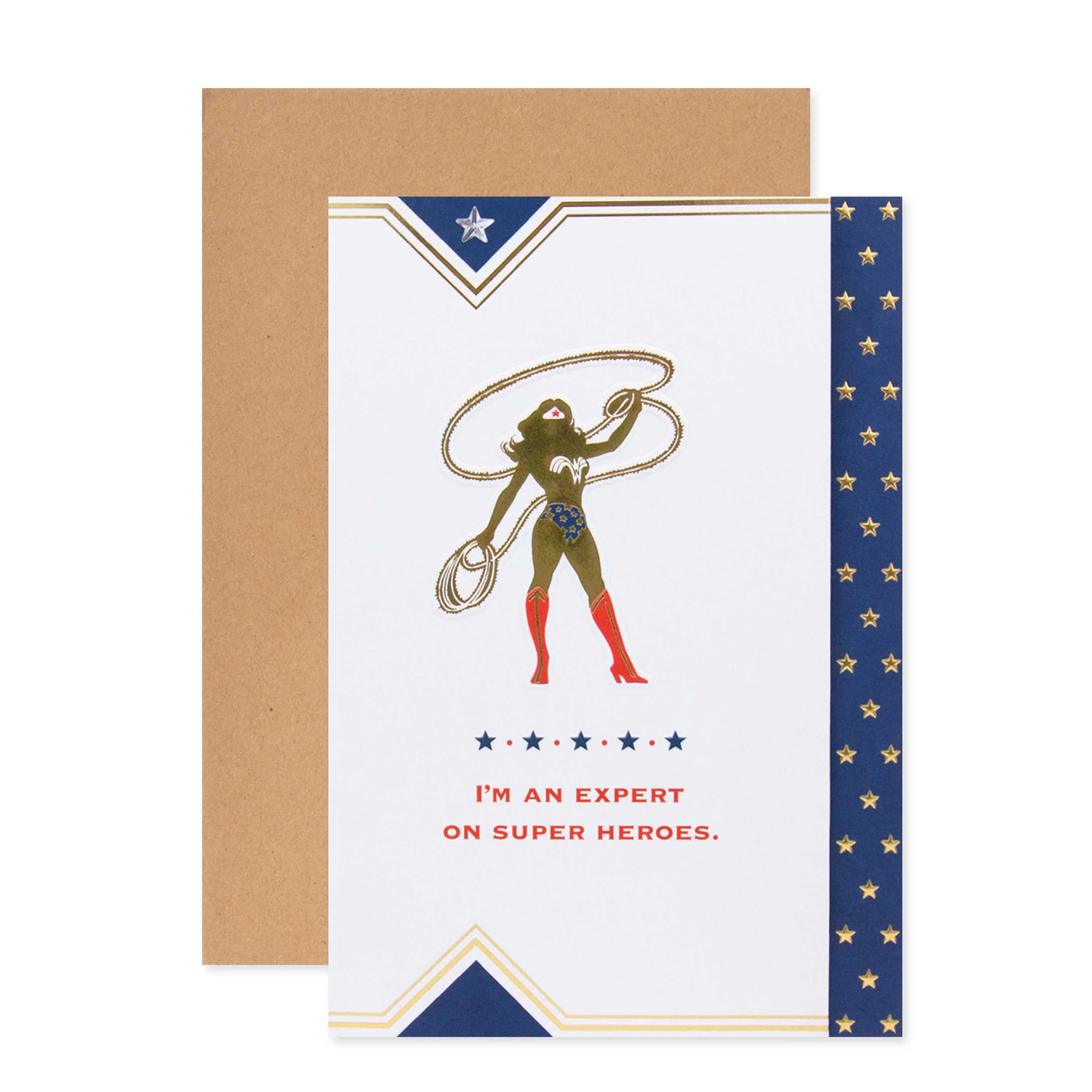 Hallmark DC Comics Wonder Woman Mother's Day Card - Super Heroes - Image 3