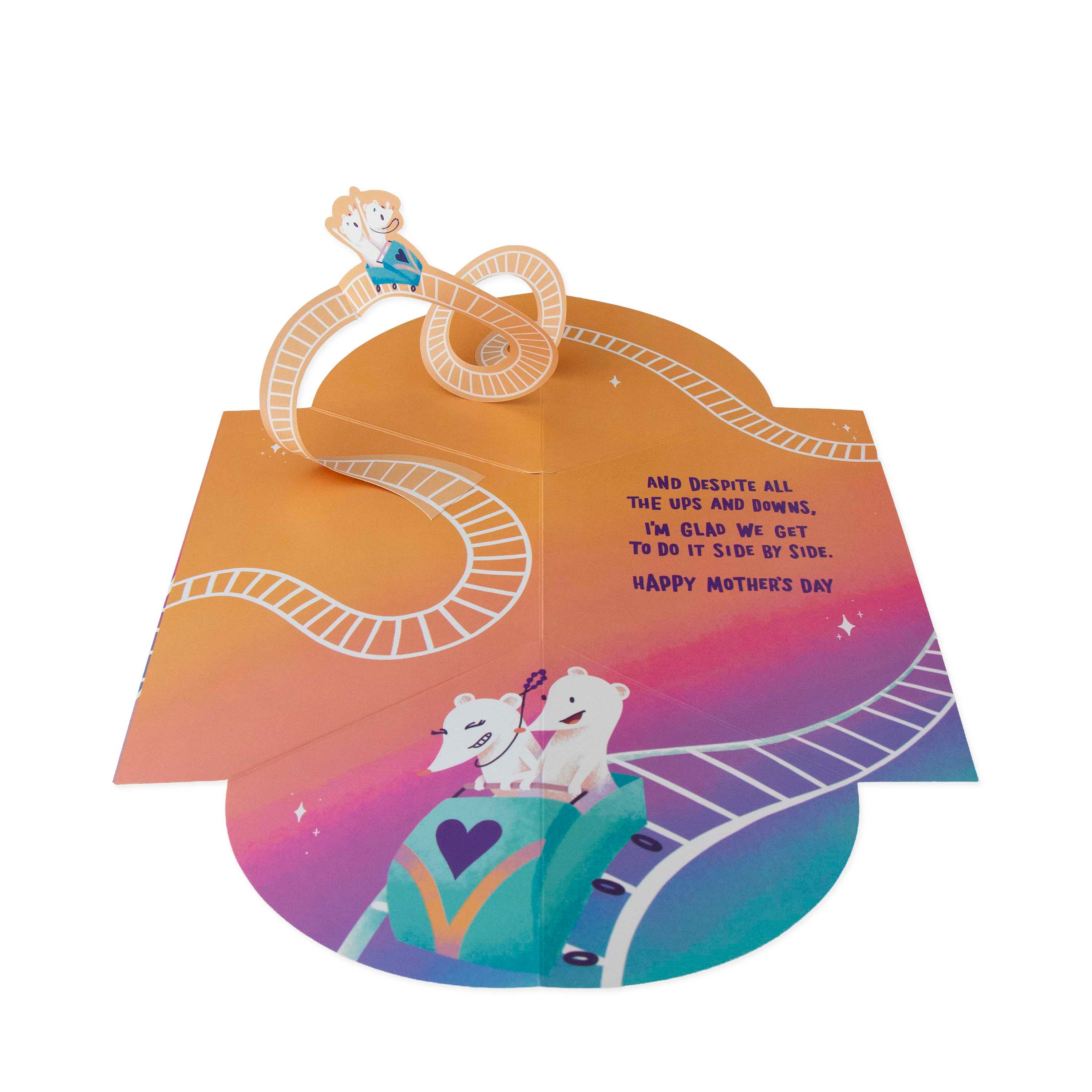 Hallmark Mother's Day Card From Partner - Rollercoaster Ride - Image 2