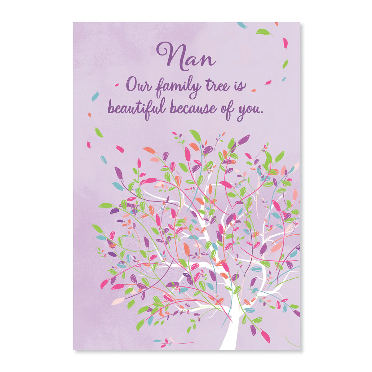 Hallmark Mother's Day Card For Nan - Family Tree