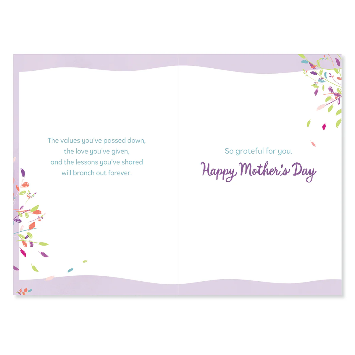 Hallmark Mother's Day Card For Nan - Family Tree - Image 2