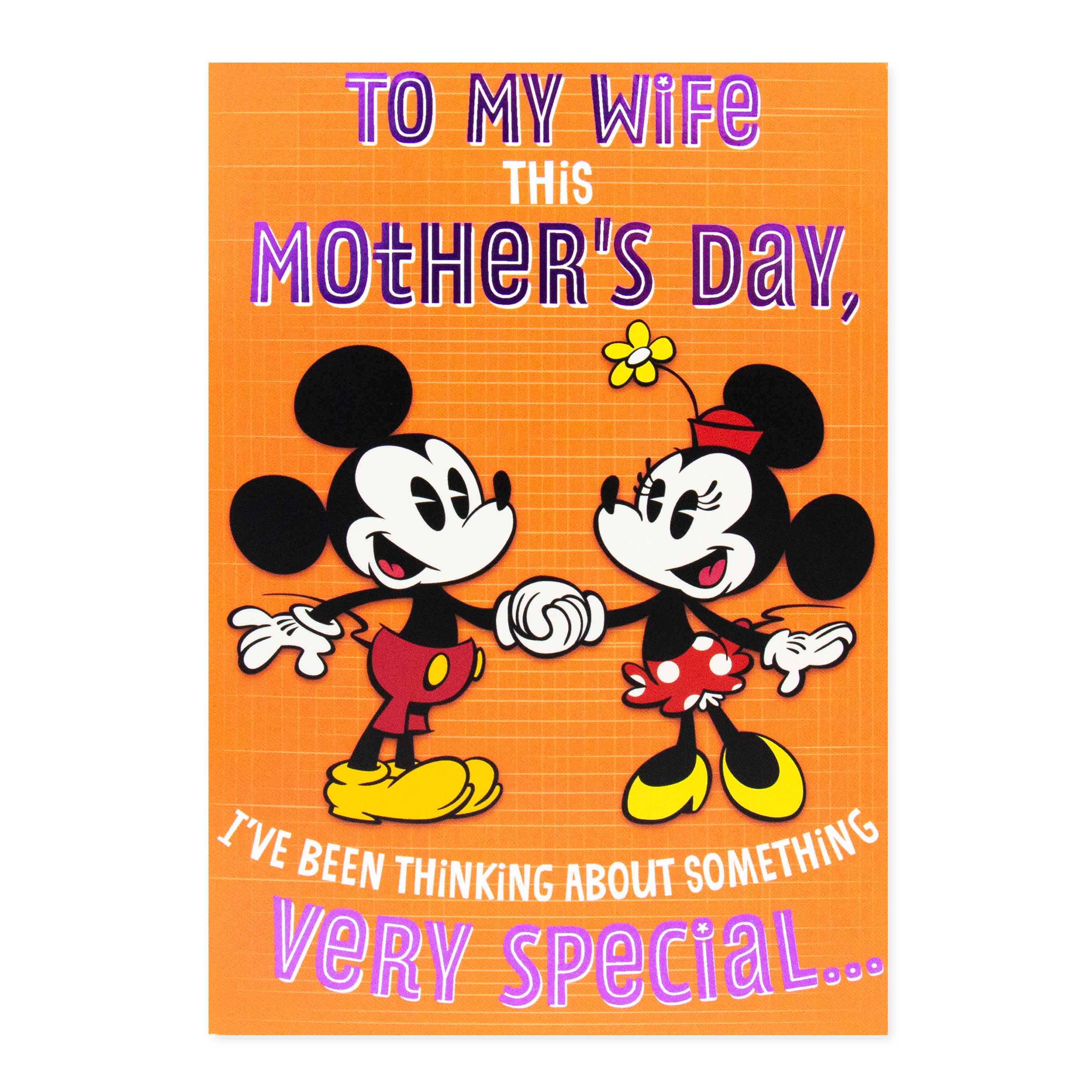 Hallmark Disney Mother's Day Card For Wife - Mickey Mouse & Minnie Mouse