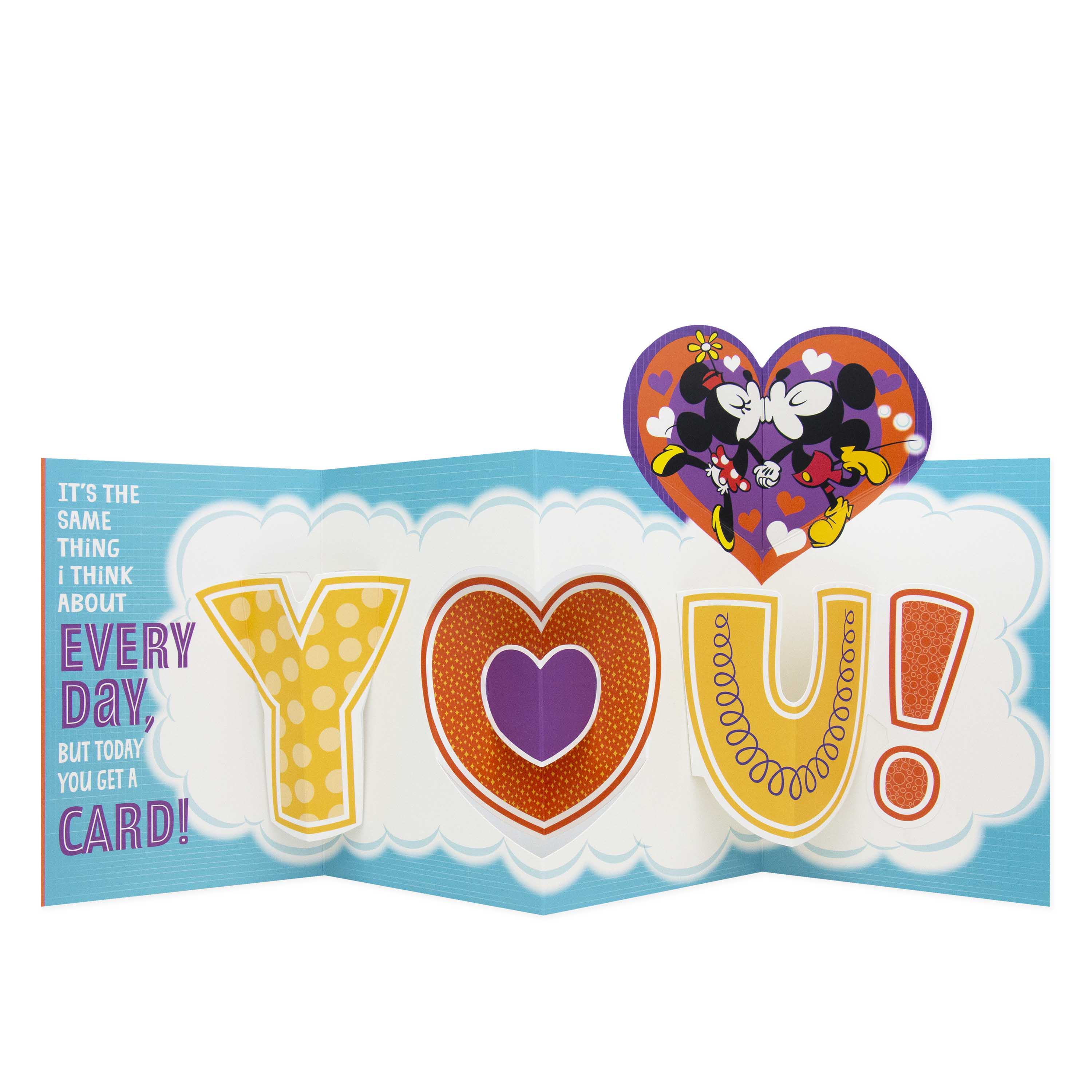 Hallmark Disney Mother's Day Card For Wife - Mickey Mouse & Minnie Mouse - Image 2