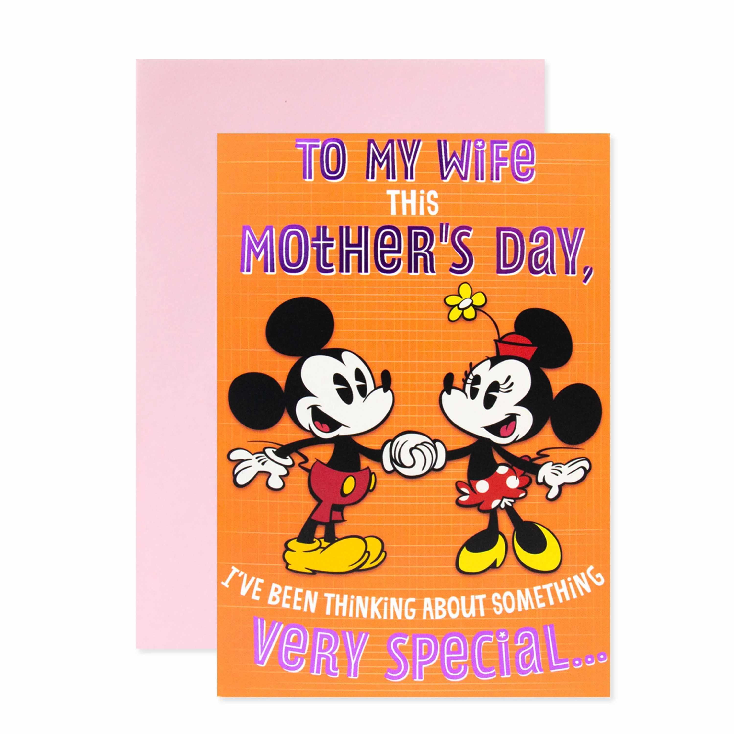 Hallmark Disney Mother's Day Card For Wife - Mickey Mouse & Minnie Mouse - Image 3