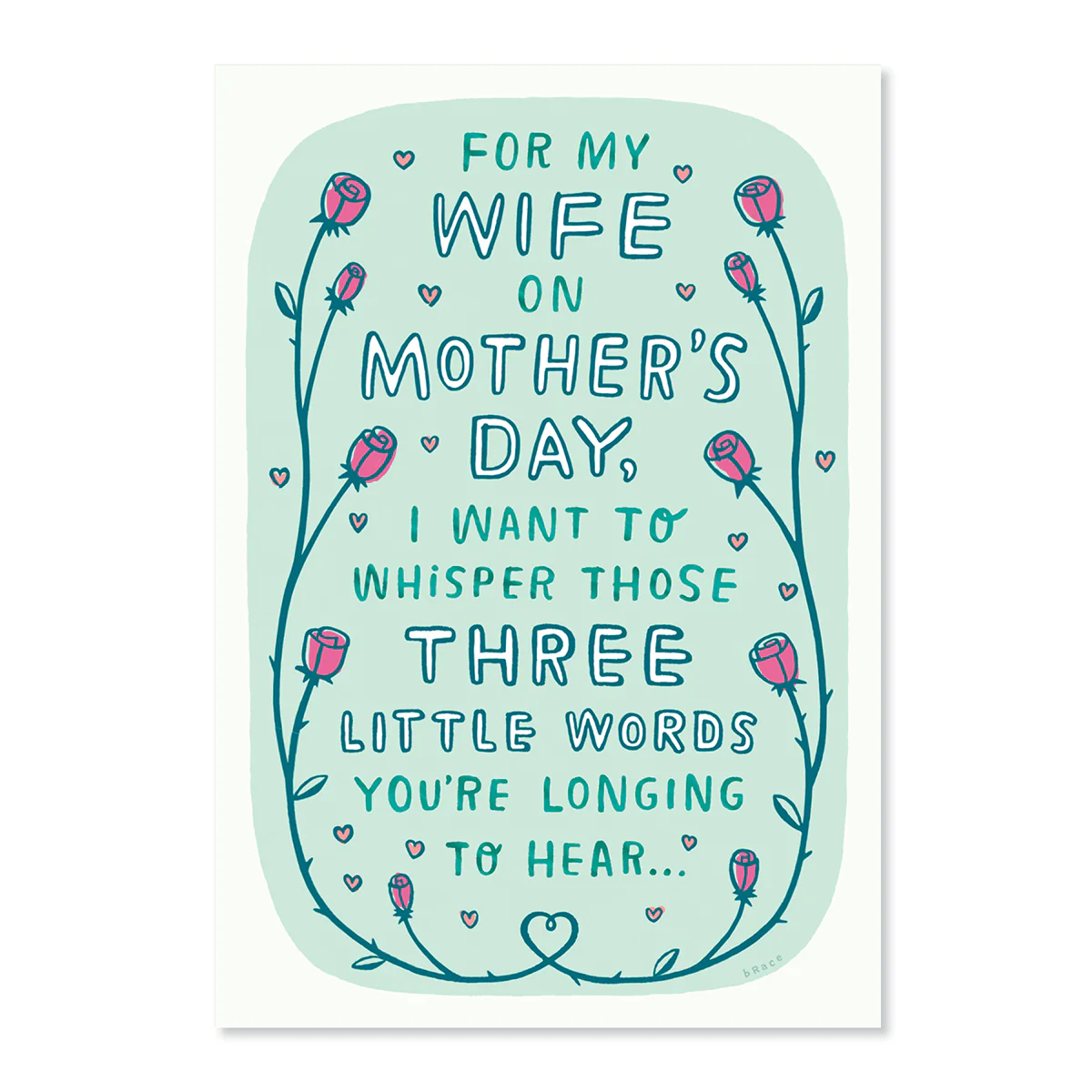 Hallmark Shoebox Mother's Day Card - Three Little Words