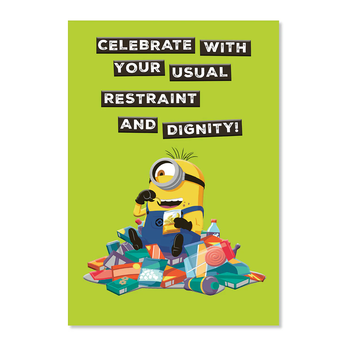 Minions Greeting Card - Celebrate!