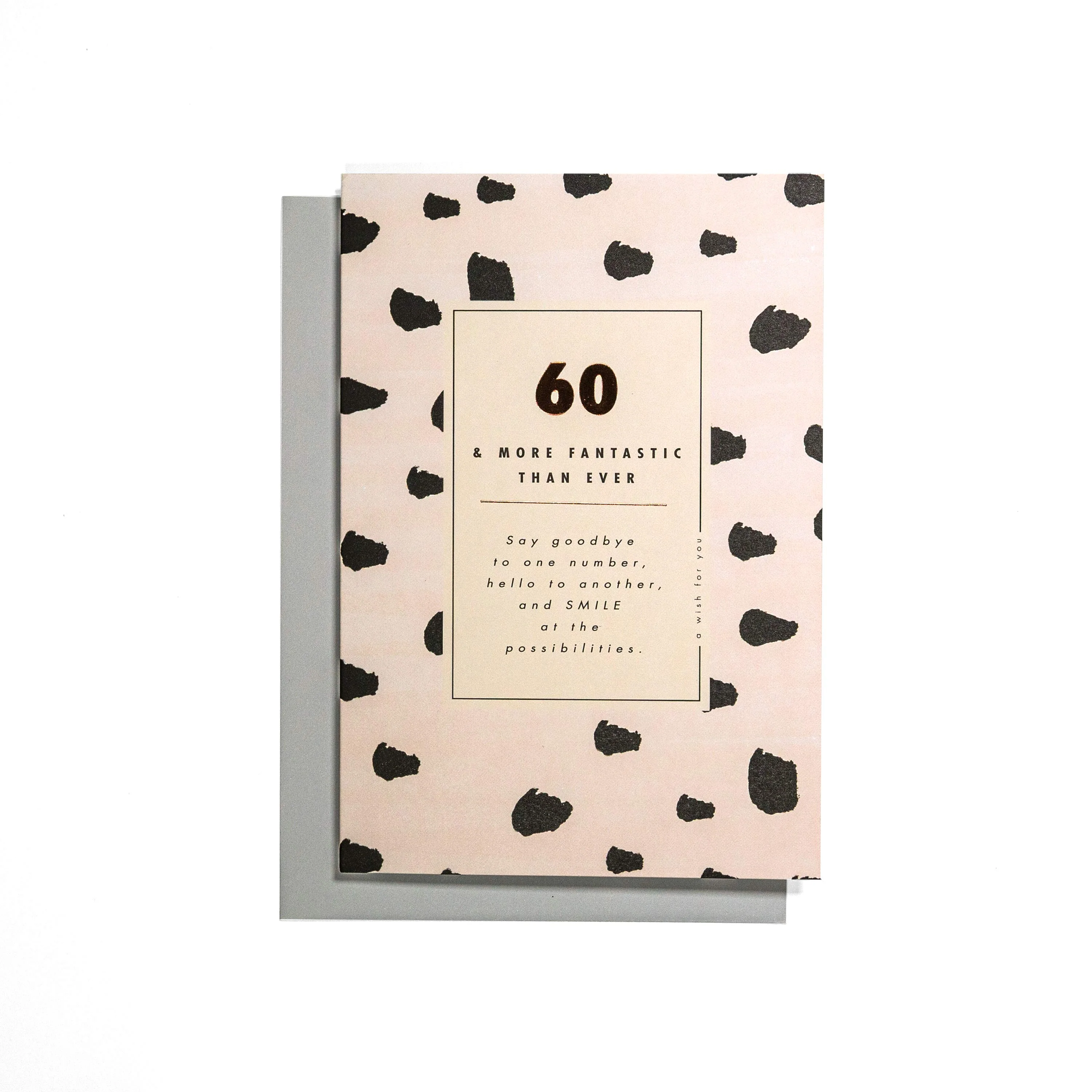 60 & More Fantastic Than Ever Stylish 60th Birthday Card - Image 3
