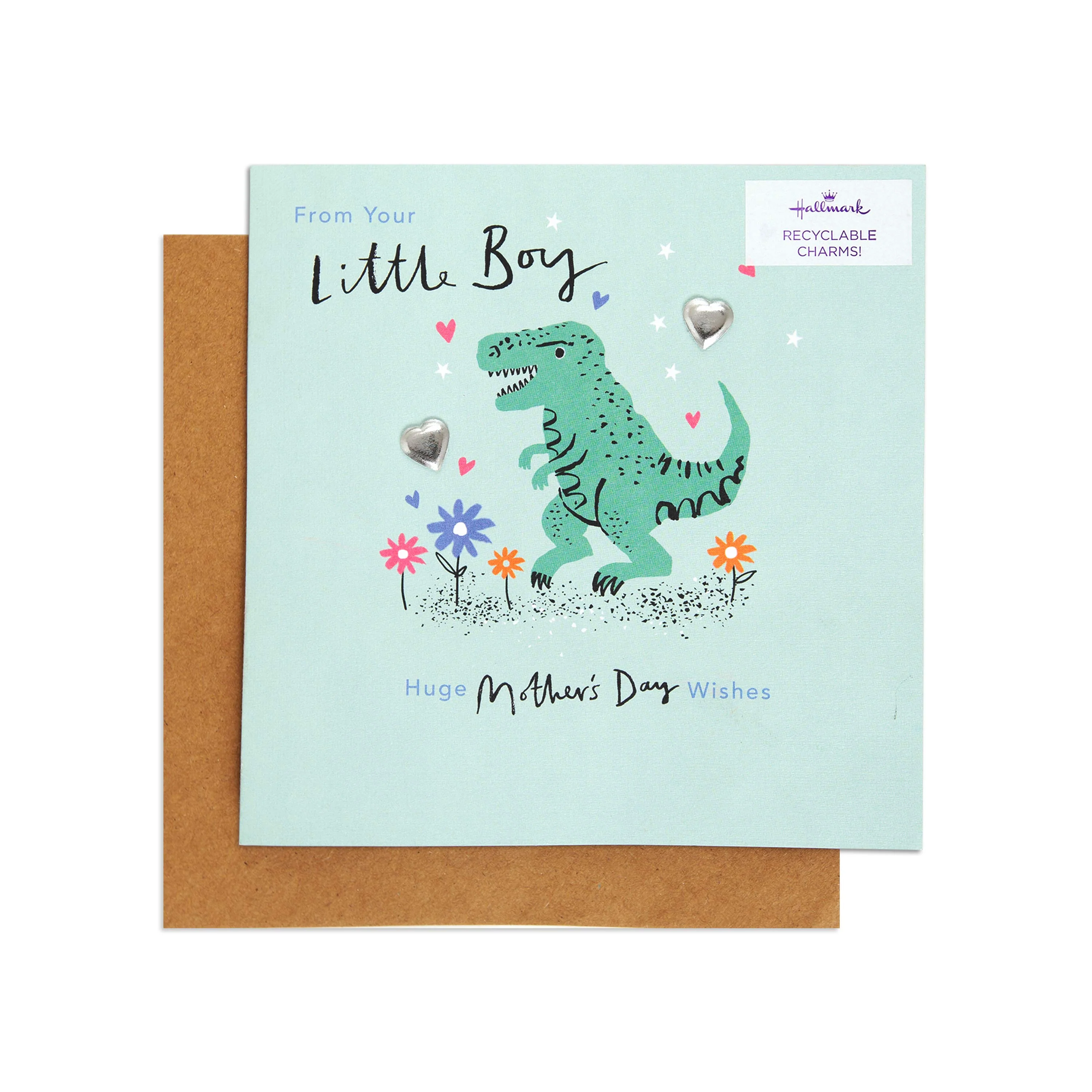 Mother's Day Card From Son - Adorable Dinosaur - Image 3