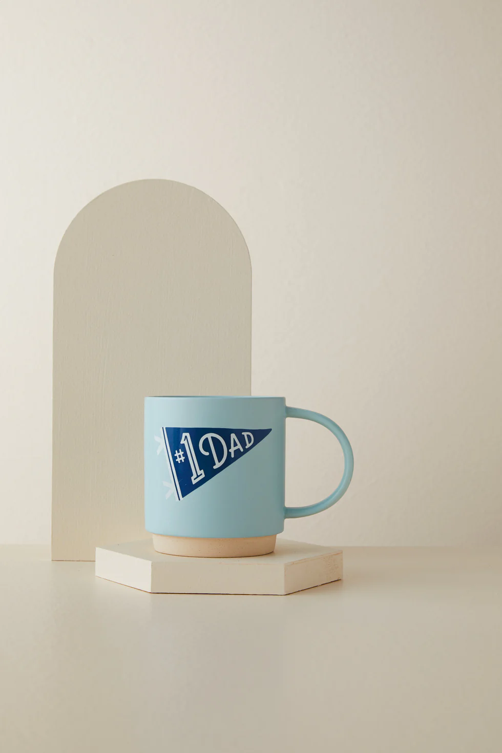 #1 Dad Banner Mug, 16 oz. - Image 4