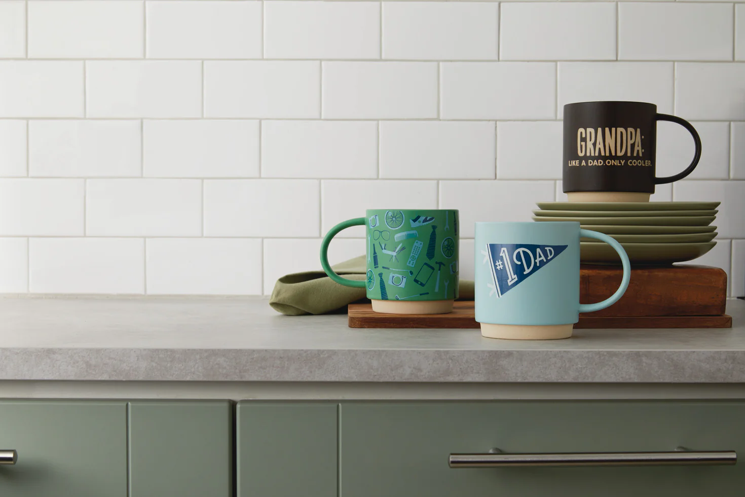 #1 Dad Banner Mug, 16 oz. - Image 5