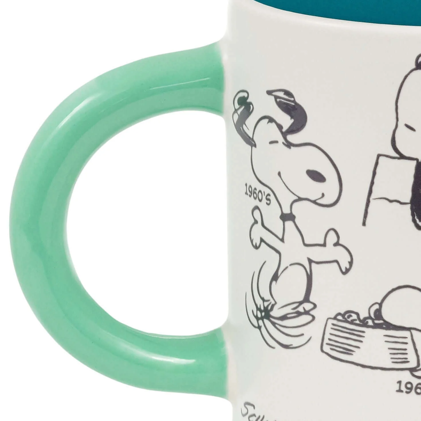 Peanuts® 75th Anniversary Snoopy Through the Decades Mug, 17.5 oz. - Image 6