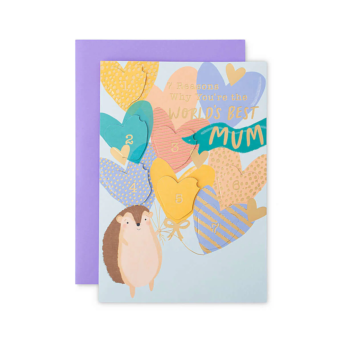 Hallmark Mother's Day Card - 7 Reasons why you're the World's Best Mum - Image 3