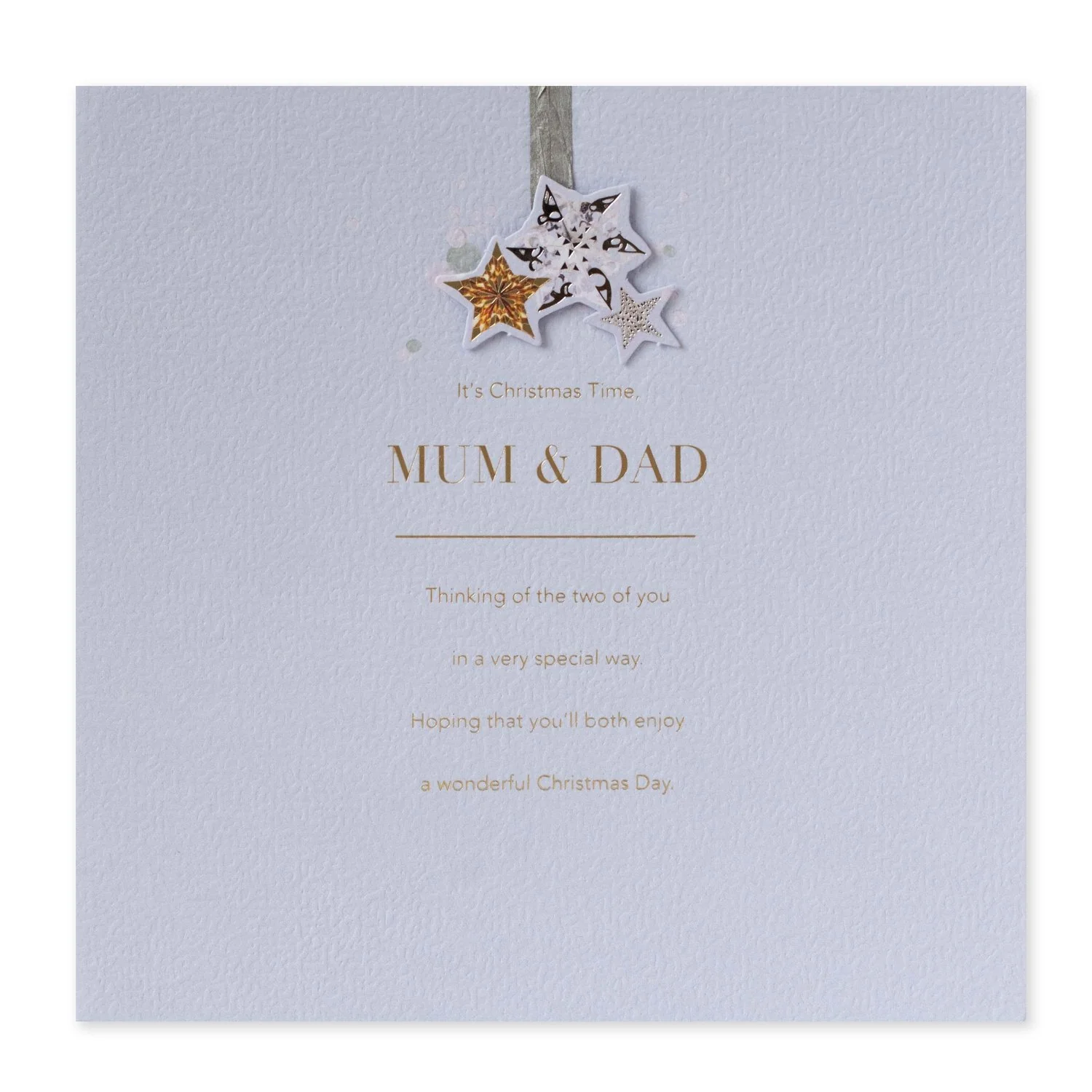 Hallmark Christmas Card For Mum & Dad - Wonderful Day